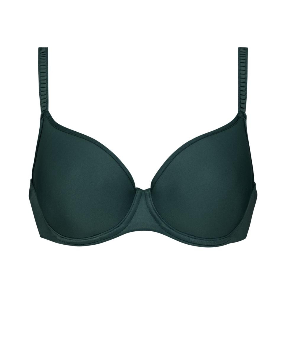 Sujetador spacer copa envolvente - Mey - Verde oscuro Verde oscuro-4