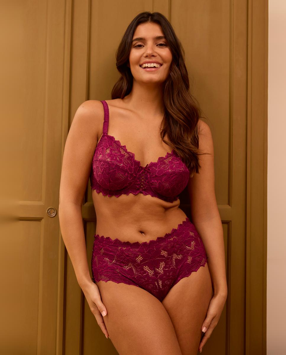 Sujetador de mujer Sans Complexe preformado con aro - Morado Morado-5