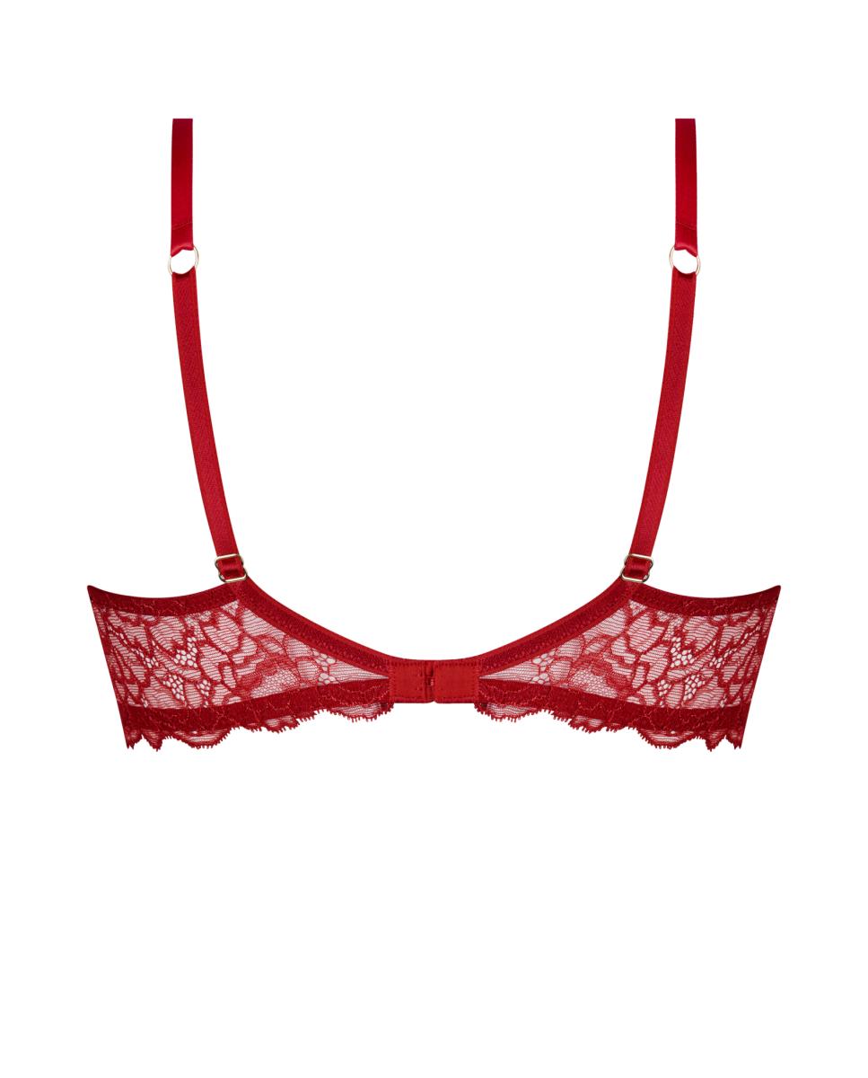 Sujetador capacidad con aros de mujer - Lise Charmel - Rojo Rojo-4