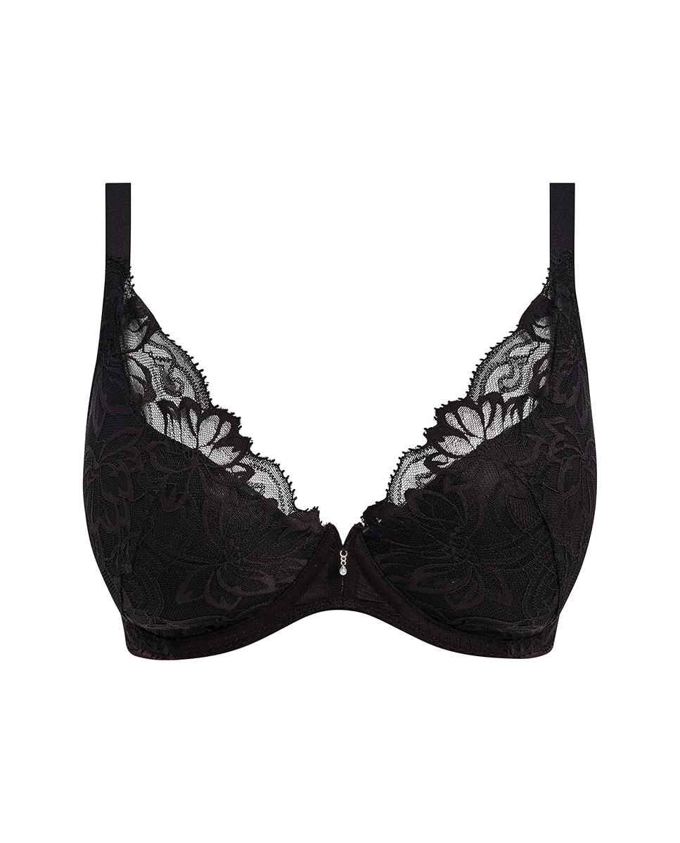 Soutien de Aro com Renda Floral Plana Azul-5