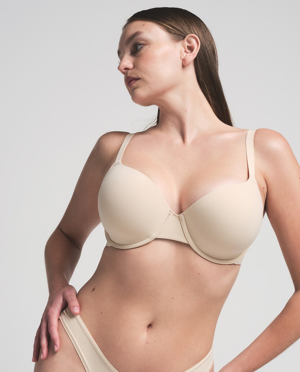 Imagen 0 de Sujetador copas lisas aro Beige