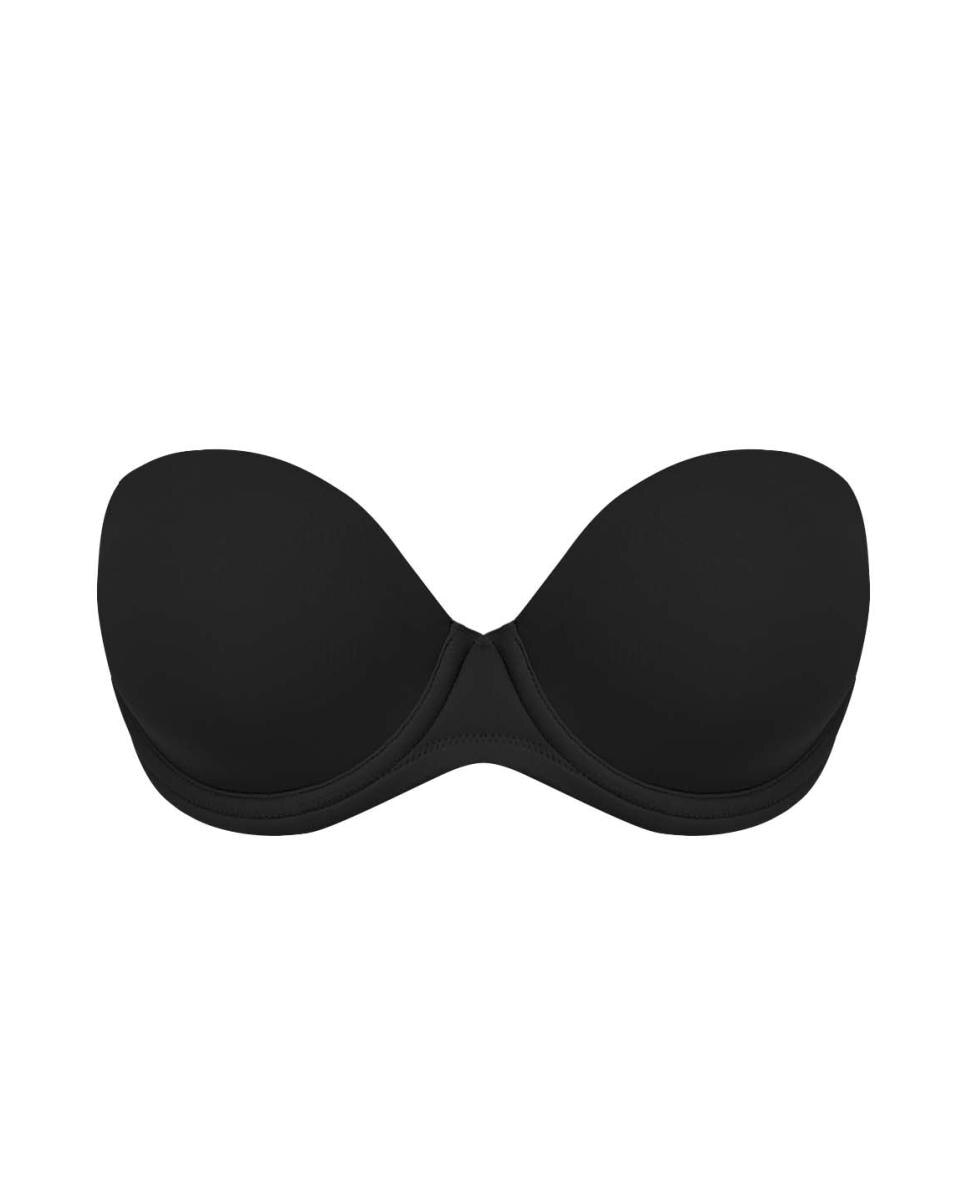 Sujetador Red Carpet tipo bandeau color nude con foam y aro - Wacoal - Negro Negro-4