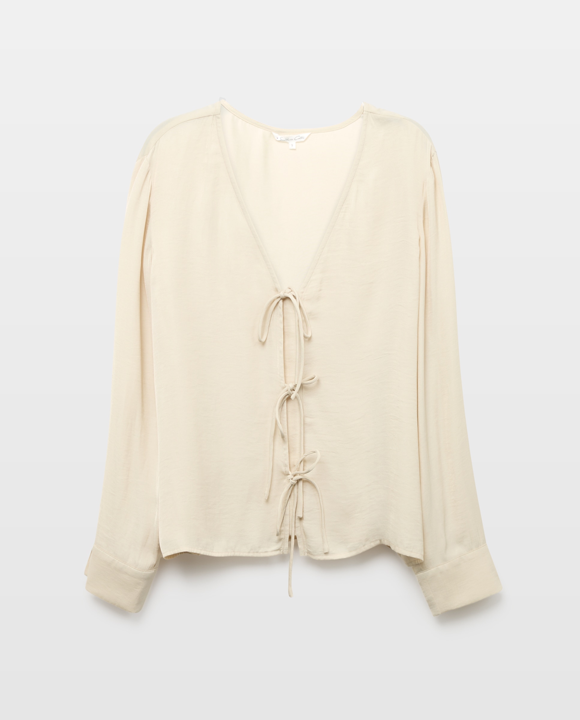 Blusa Alce com Laços 150 Baunilha-4