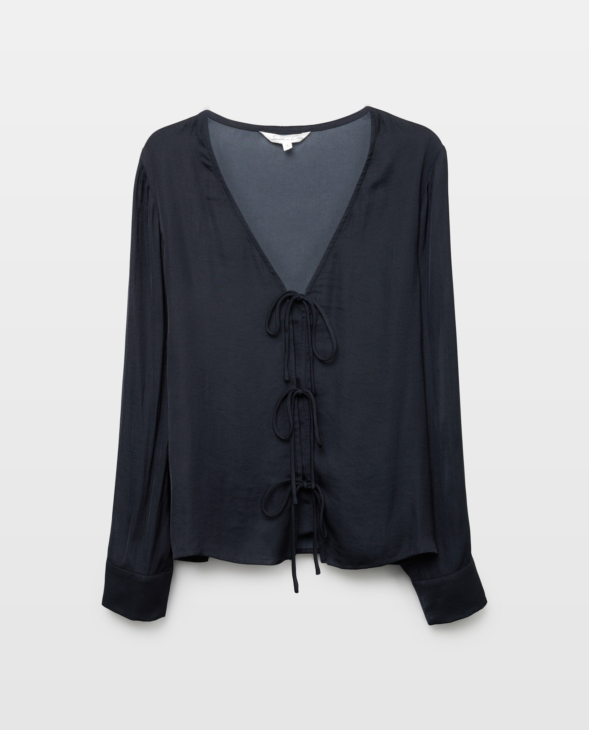 Blusa Alce com Laços Chumbo-4