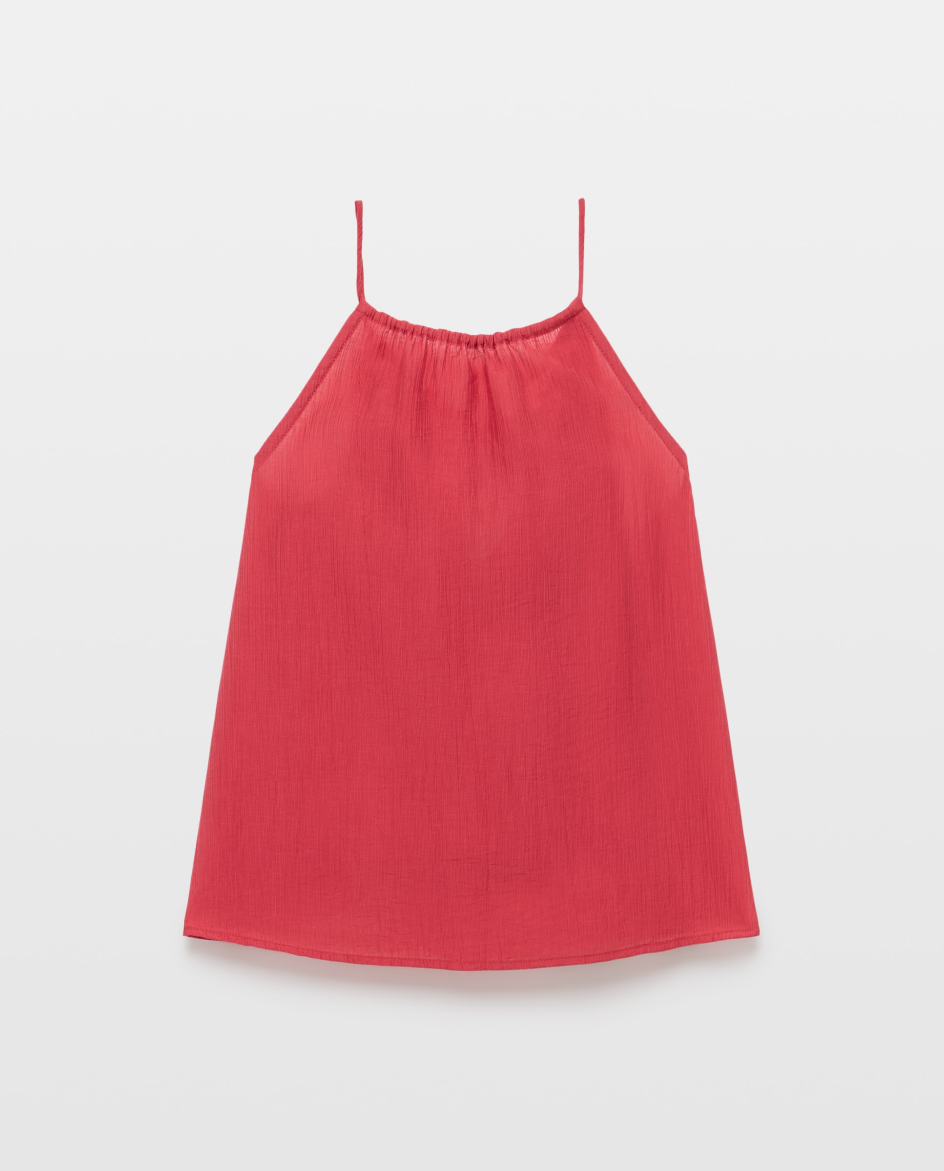 Top halter de mujer realizado en tencel - Southern Cotton - 600 Rojo 600 Rojo-5