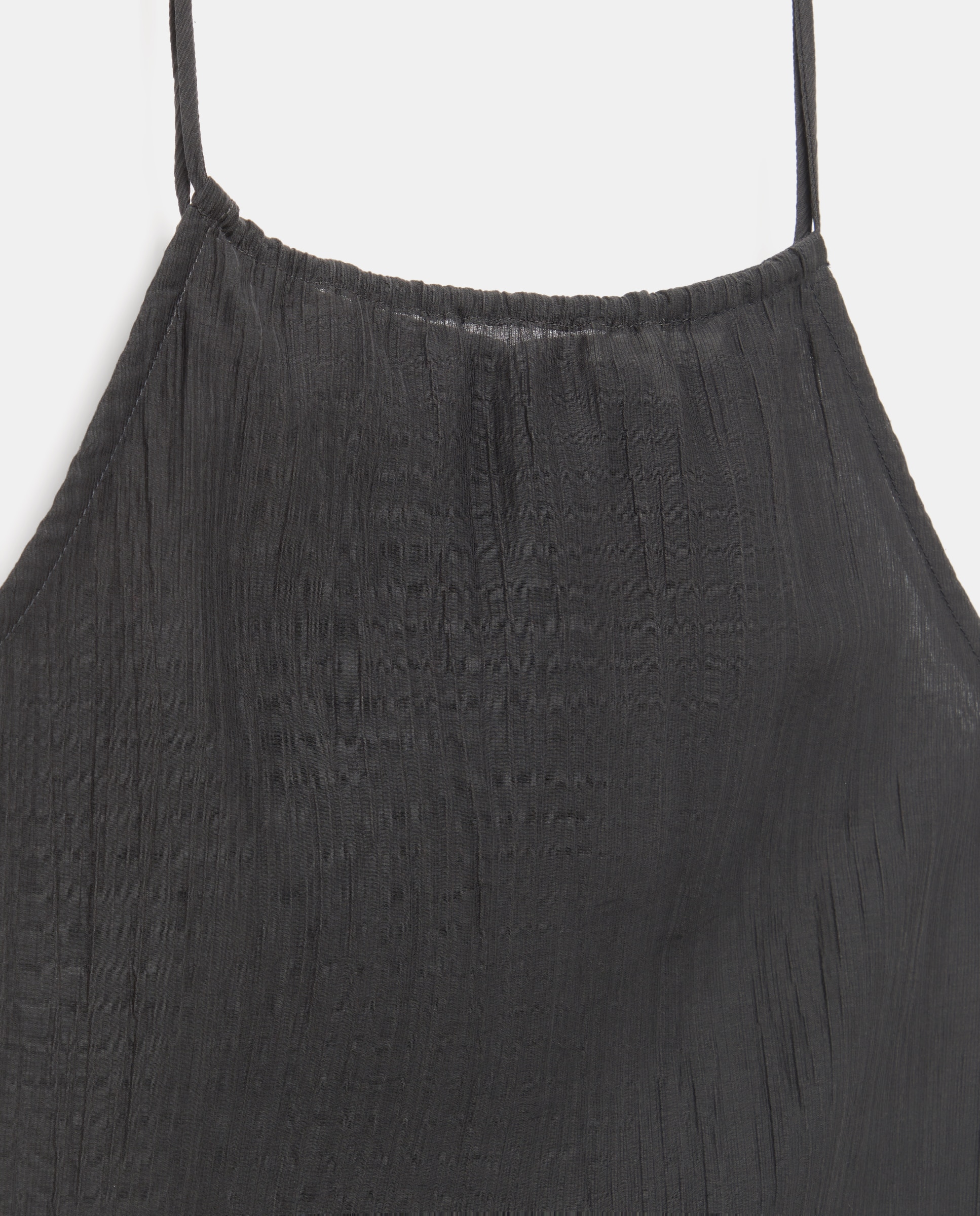 Top halter de mujer realizado en tencel - Southern Cotton - Plomo Plomo-6