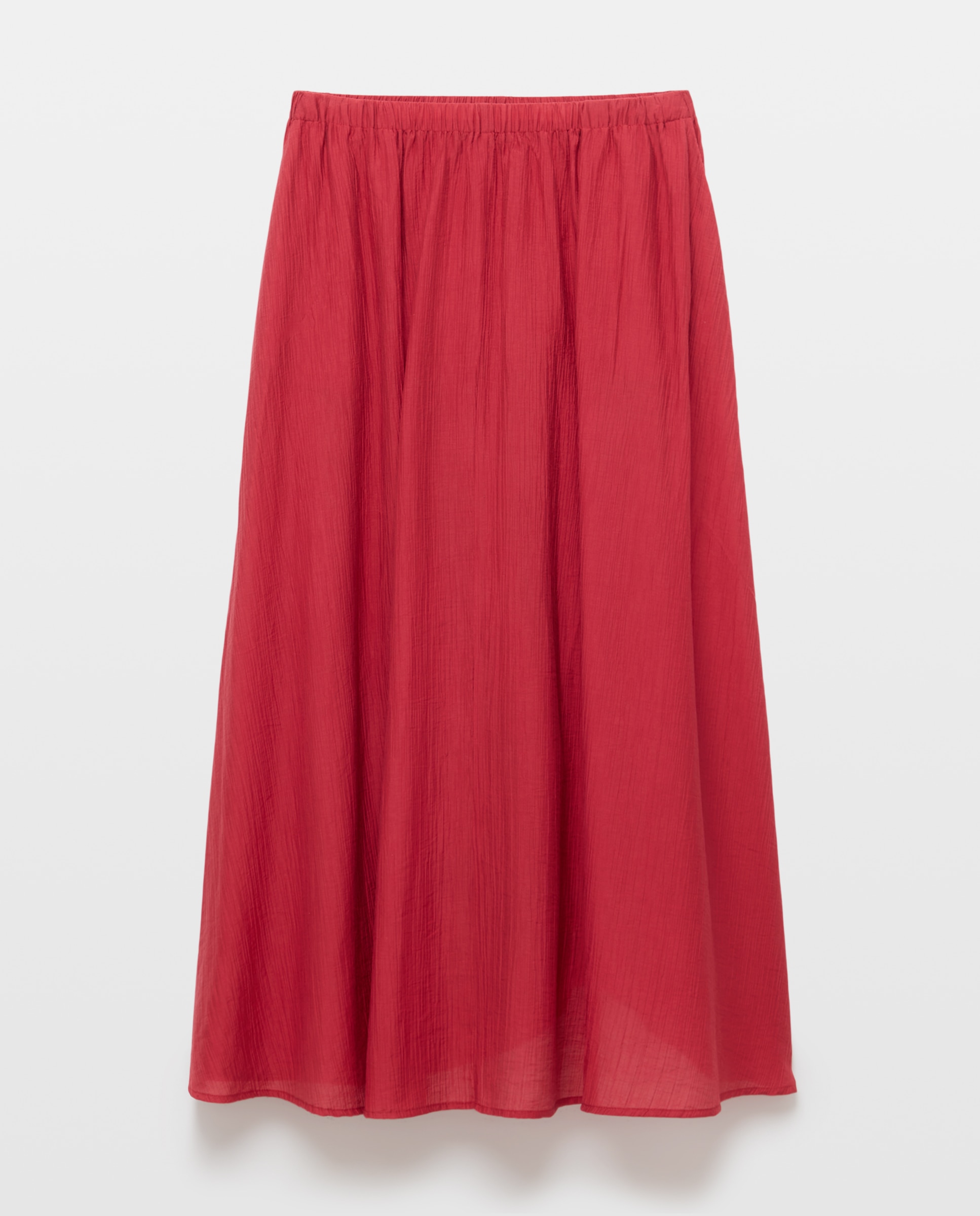 Southern Cotton - Falda larga lisa de mujer.