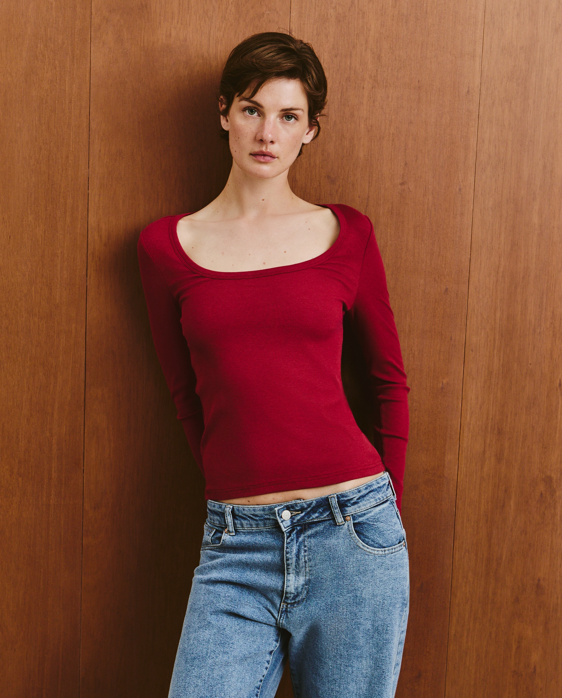 Imagem 0 de Camisola Lisa com Manga Comprida