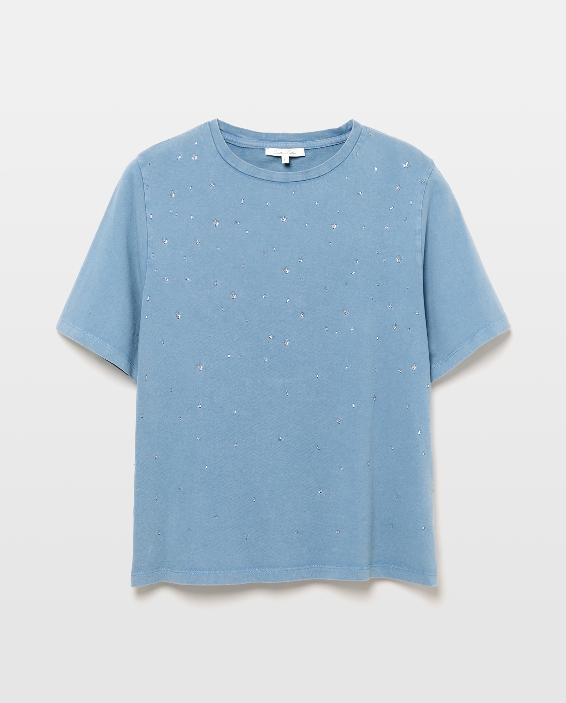 Camiseta de mujer estampada - Southern Cotton - 471 Índigo 471 Índigo-1