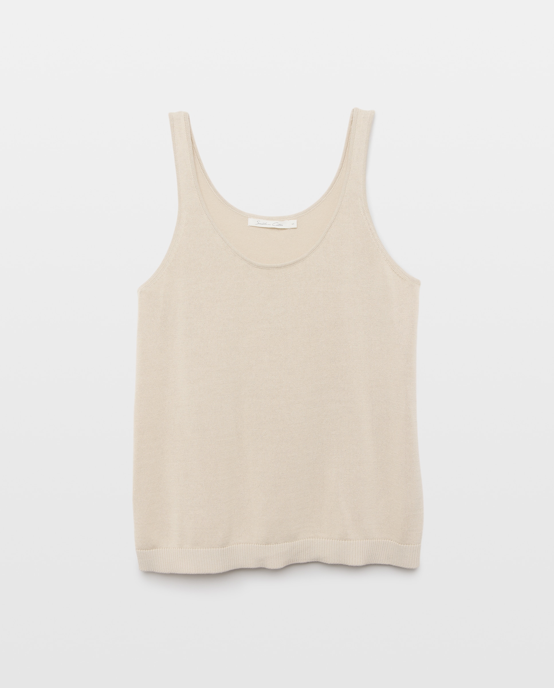 T-shirt de Tricot sem Mangas 300 Amarelo-5