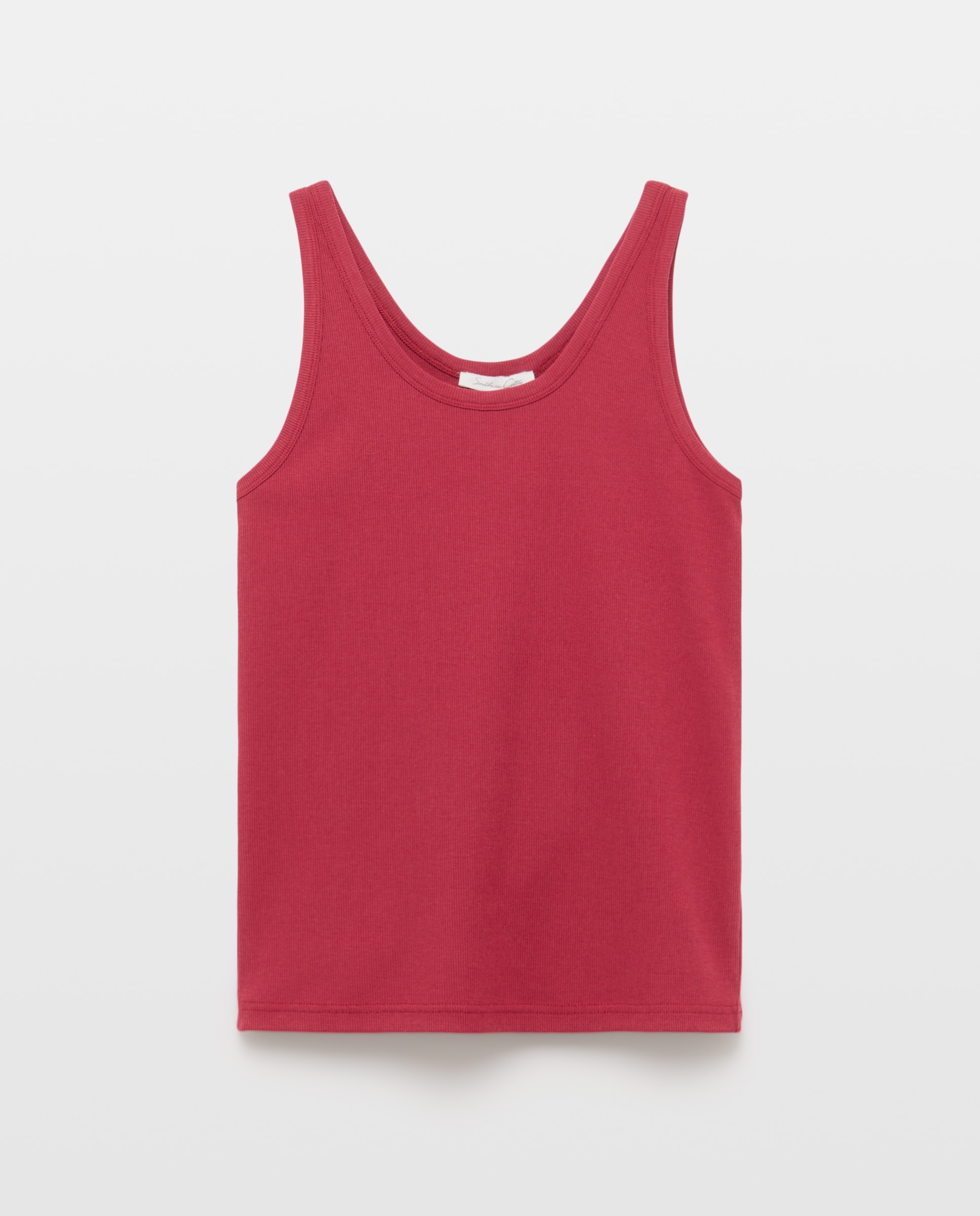Camiseta básica de mujer canalé - Southern Cotton - Plomo Plomo-4