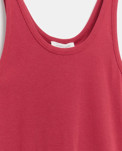 Camiseta básica de mujer canalé