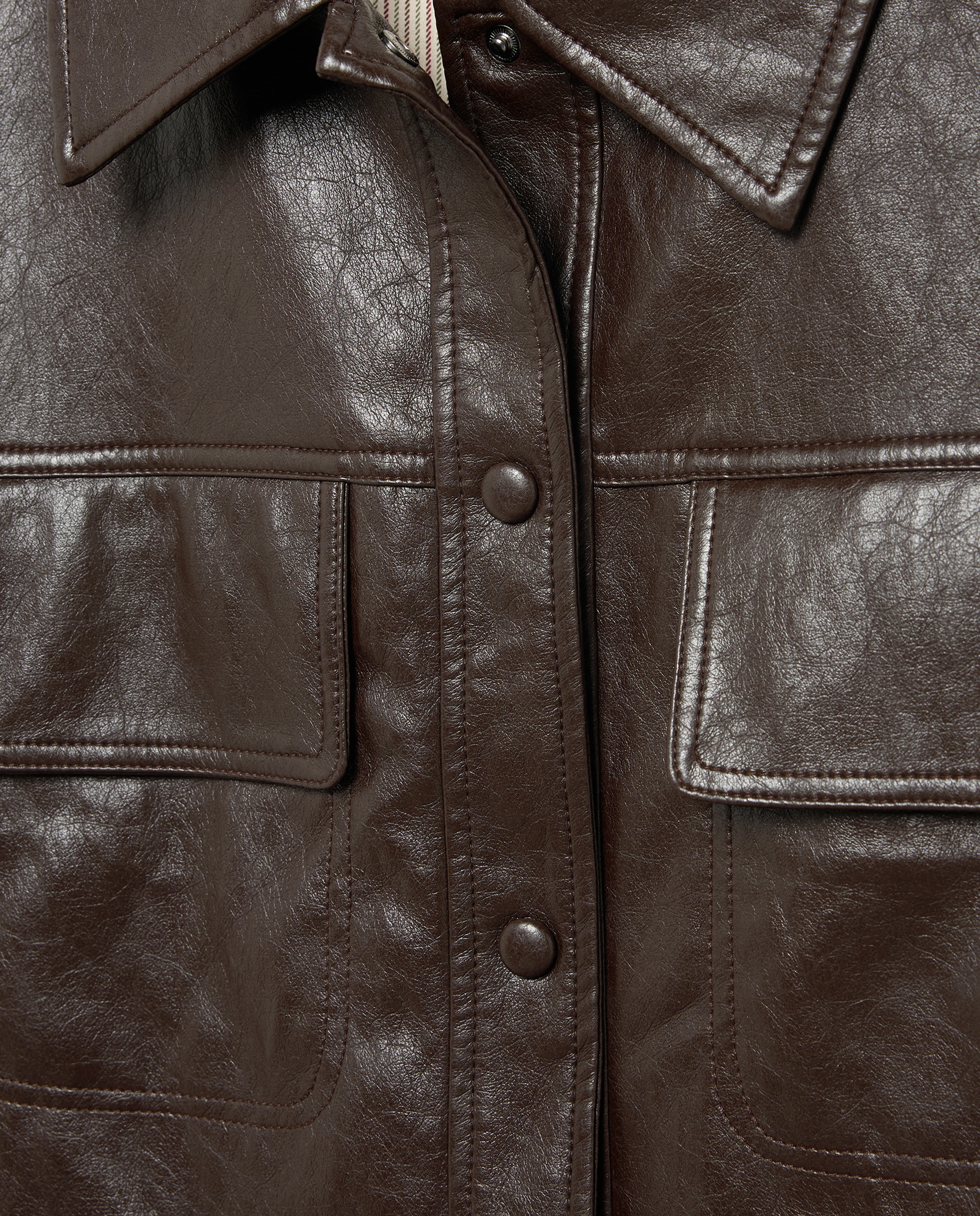 Blazer com Bolso Castanho-2