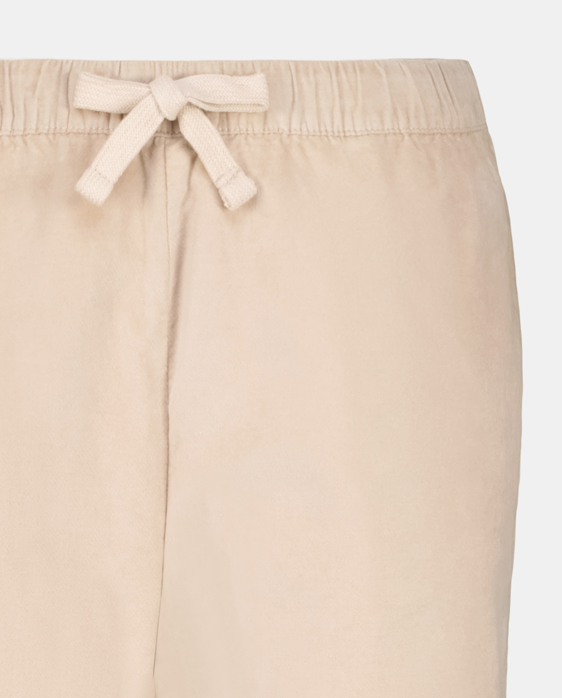 Calças de Bombazina Lisas Bege-5