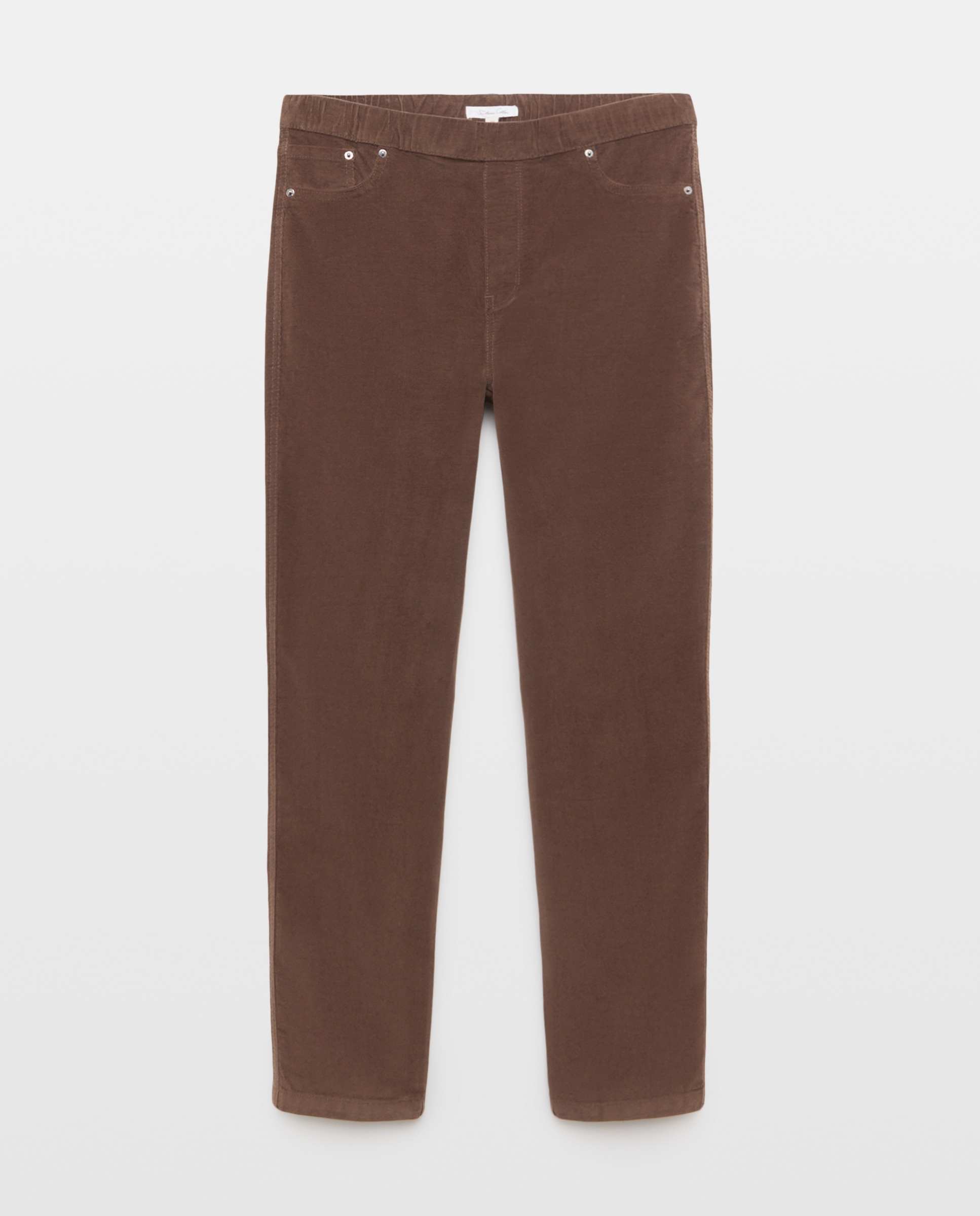 Jegging de micropana de mujer - Southern Cotton - Marrón Marrón-1