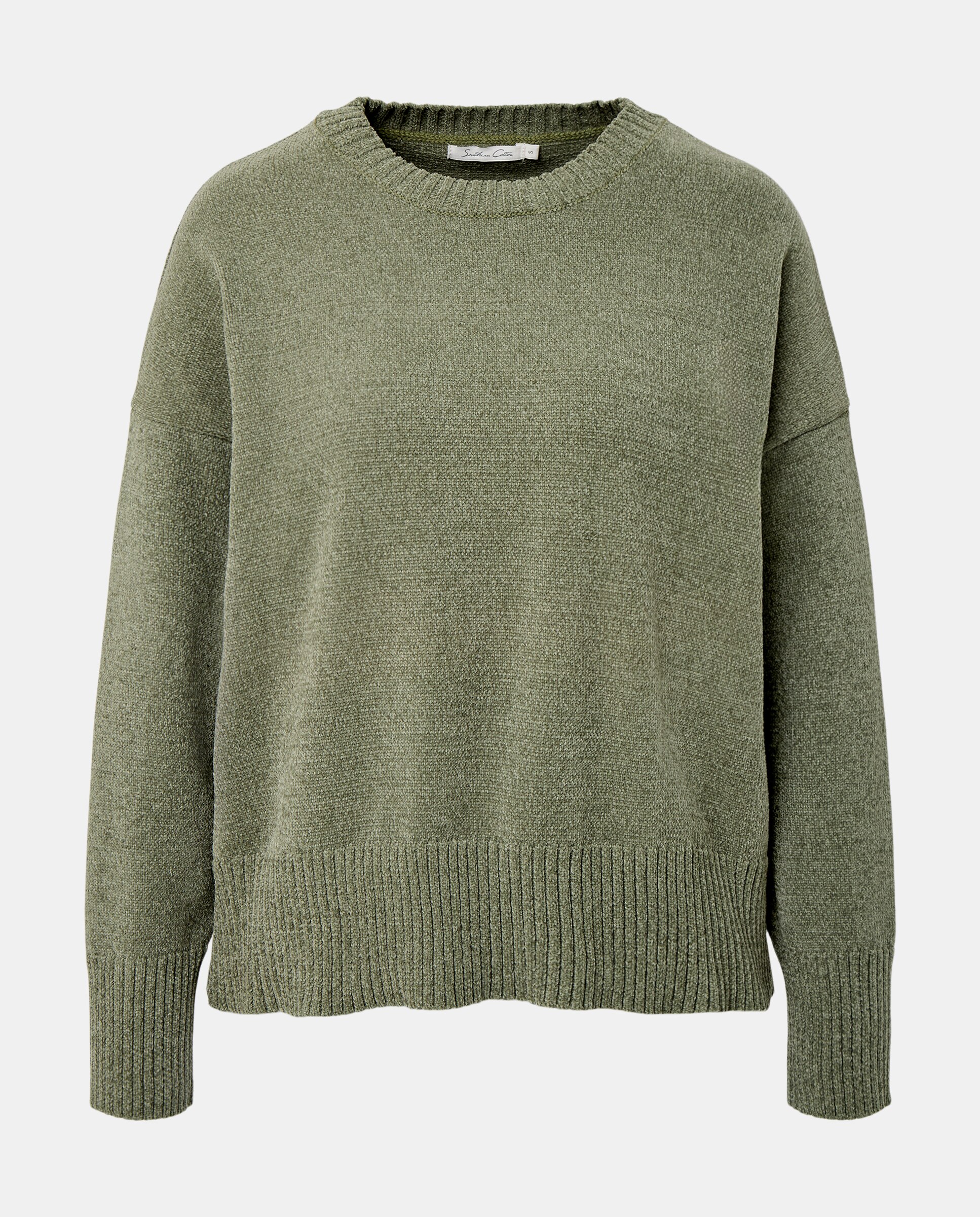 Camisola de Malha de Poliéster Lisa 520 Caqui-4