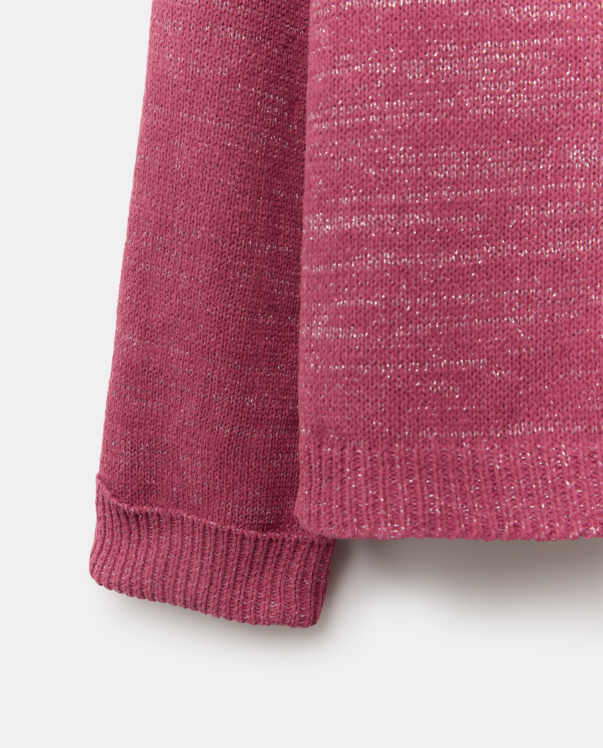 Jersey de mujer en punto chenilla con lurex - Southern Cotton - 120 Crudo 240 Fucsia-5