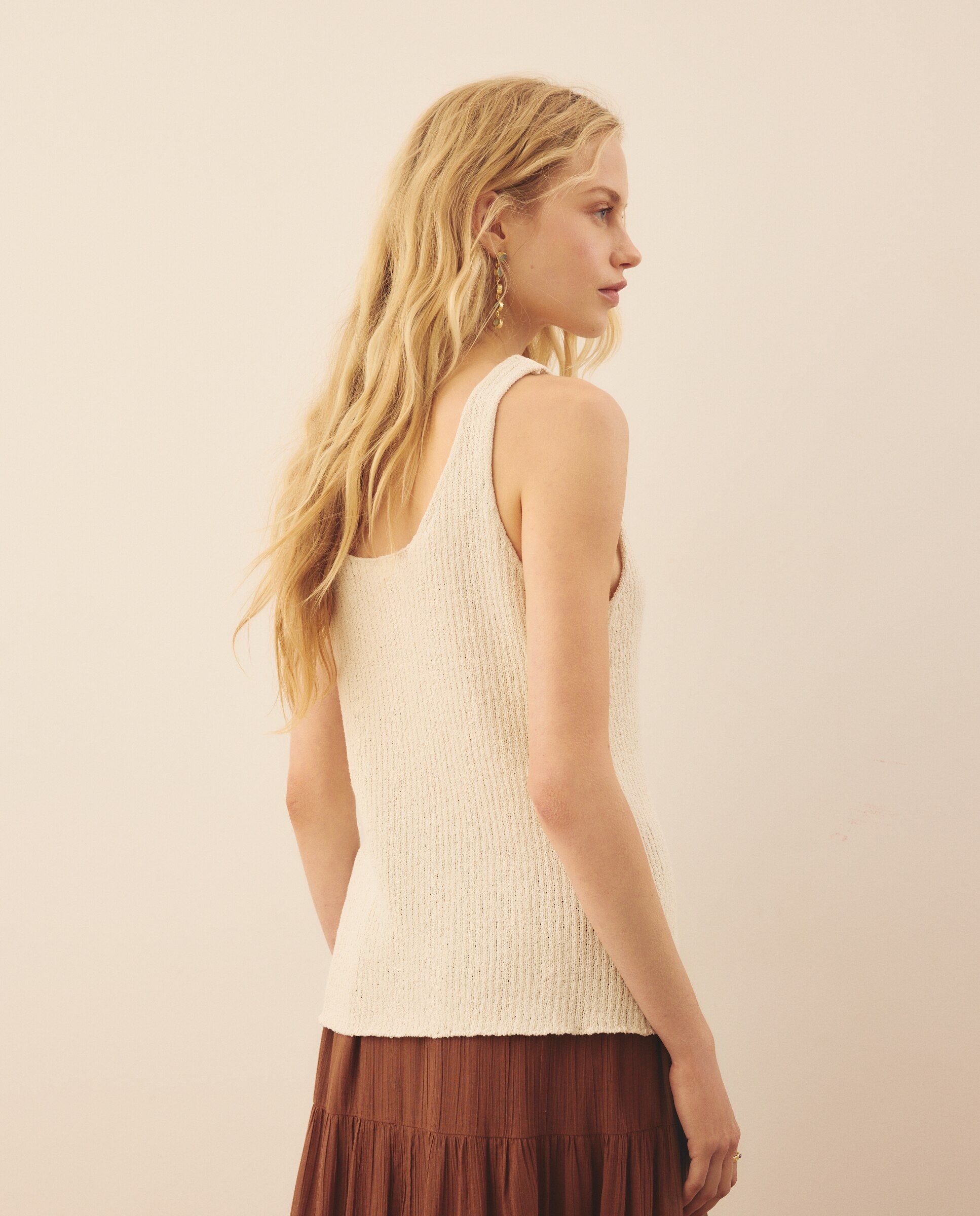 Imagen 3 de Top de mujer crepe - Southern Cotton - 120 Crudo 120 Crudo