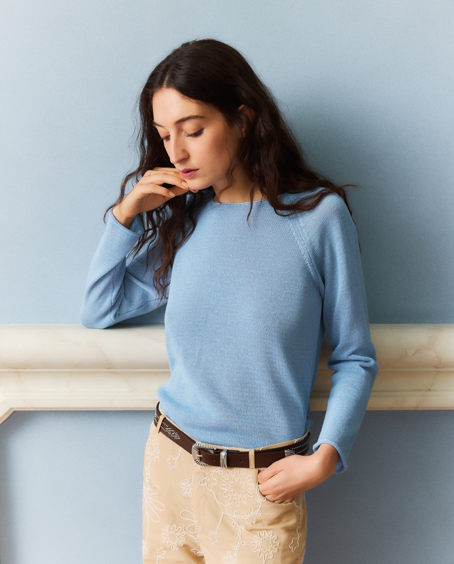 Jersey básico liso de mujer - Southern Cotton - 400 Azul 400 Azul-1