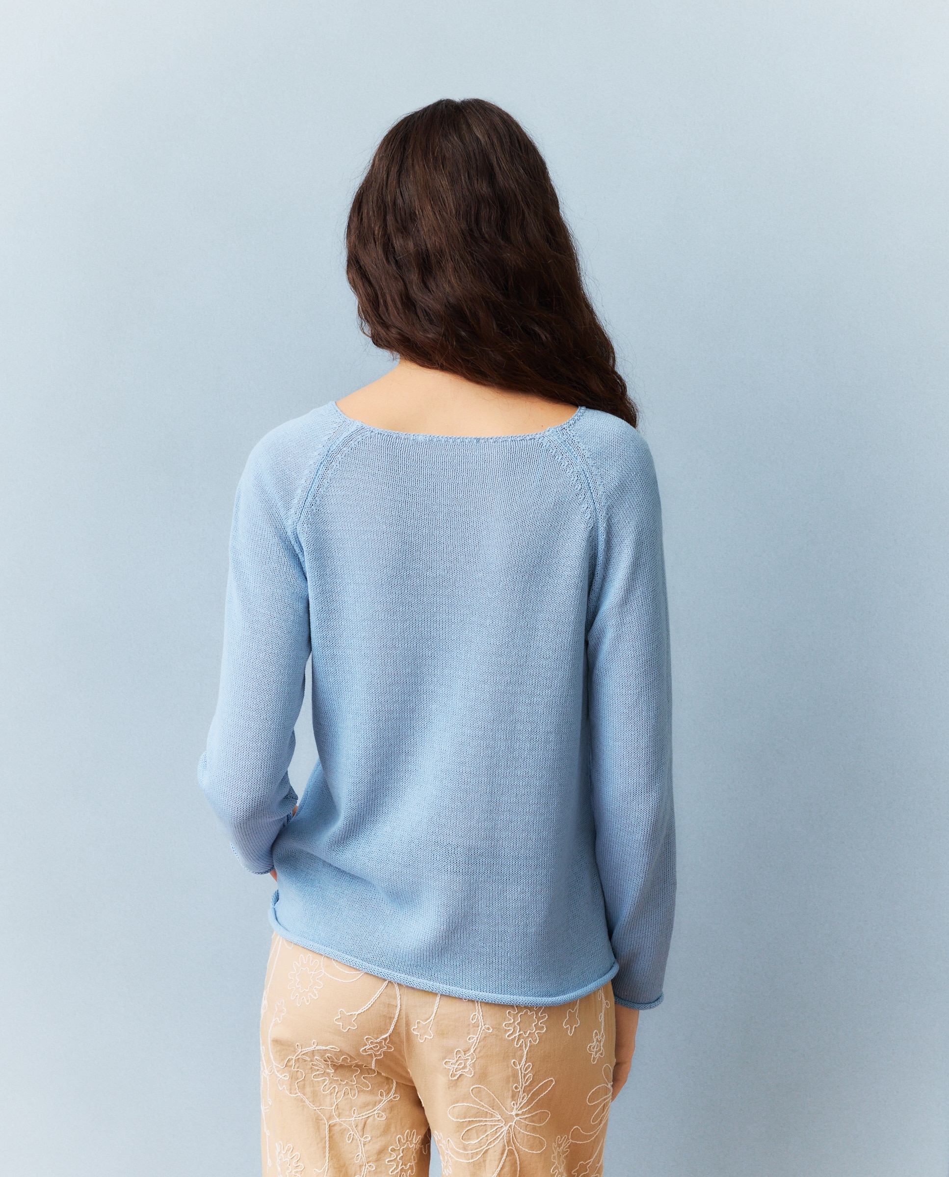 Jersey básico liso de mujer - Southern Cotton - 400 Azul 400 Azul-3