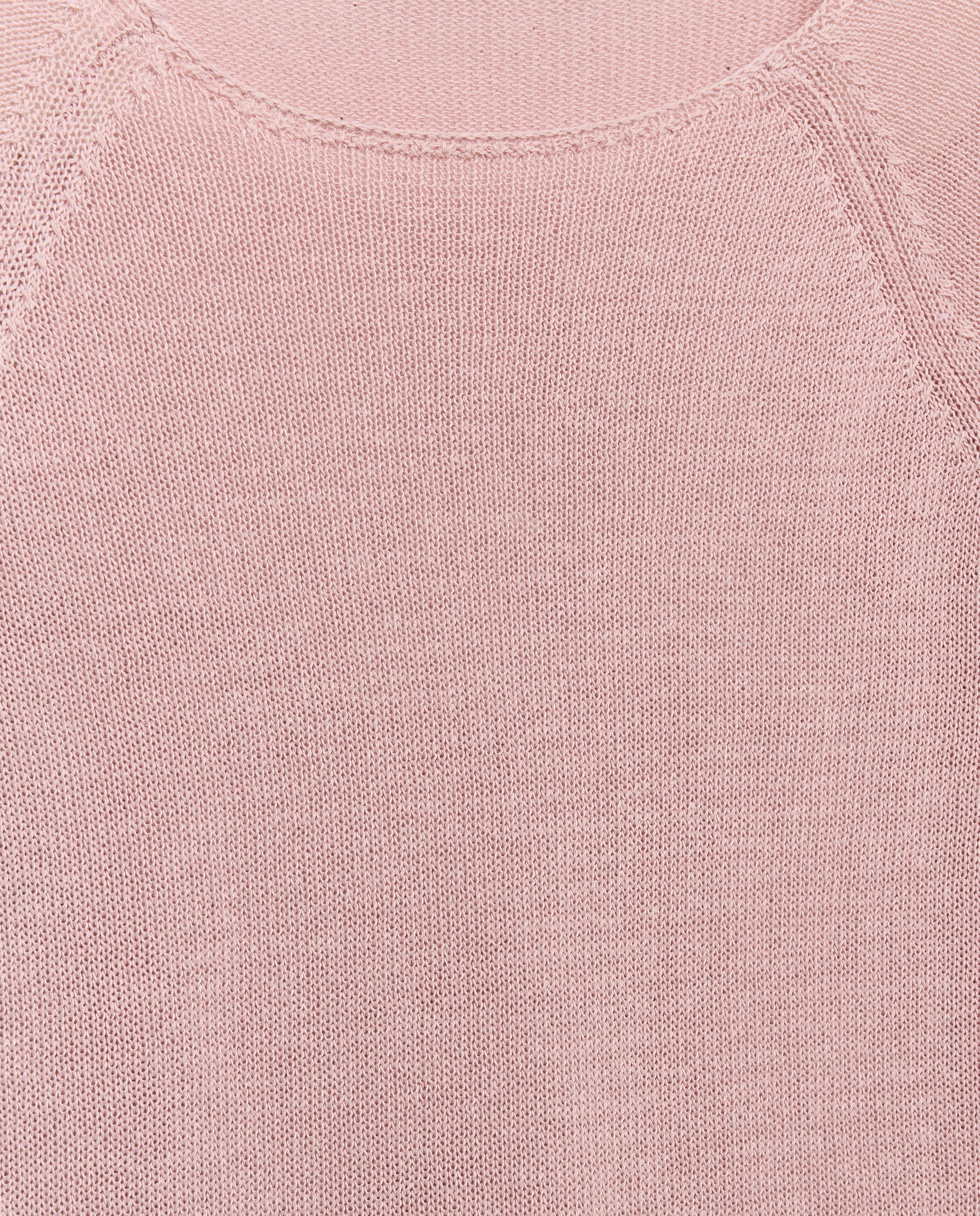 Camisola de Malha Básica Lisa 200 Rosa-5