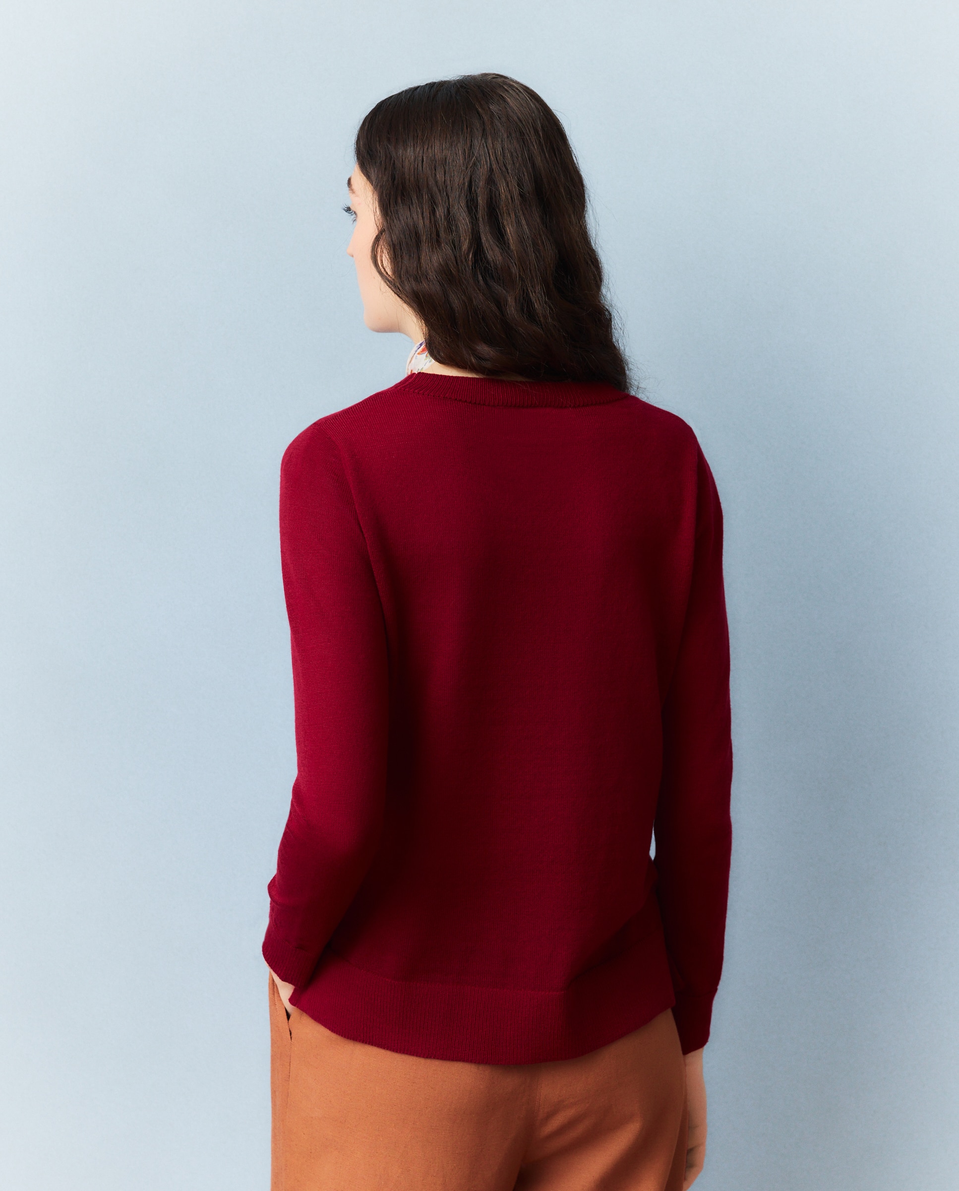 Jersey de mujer con cuello caja básico - Southern Cotton - 600 Rojo 600 Rojo-3