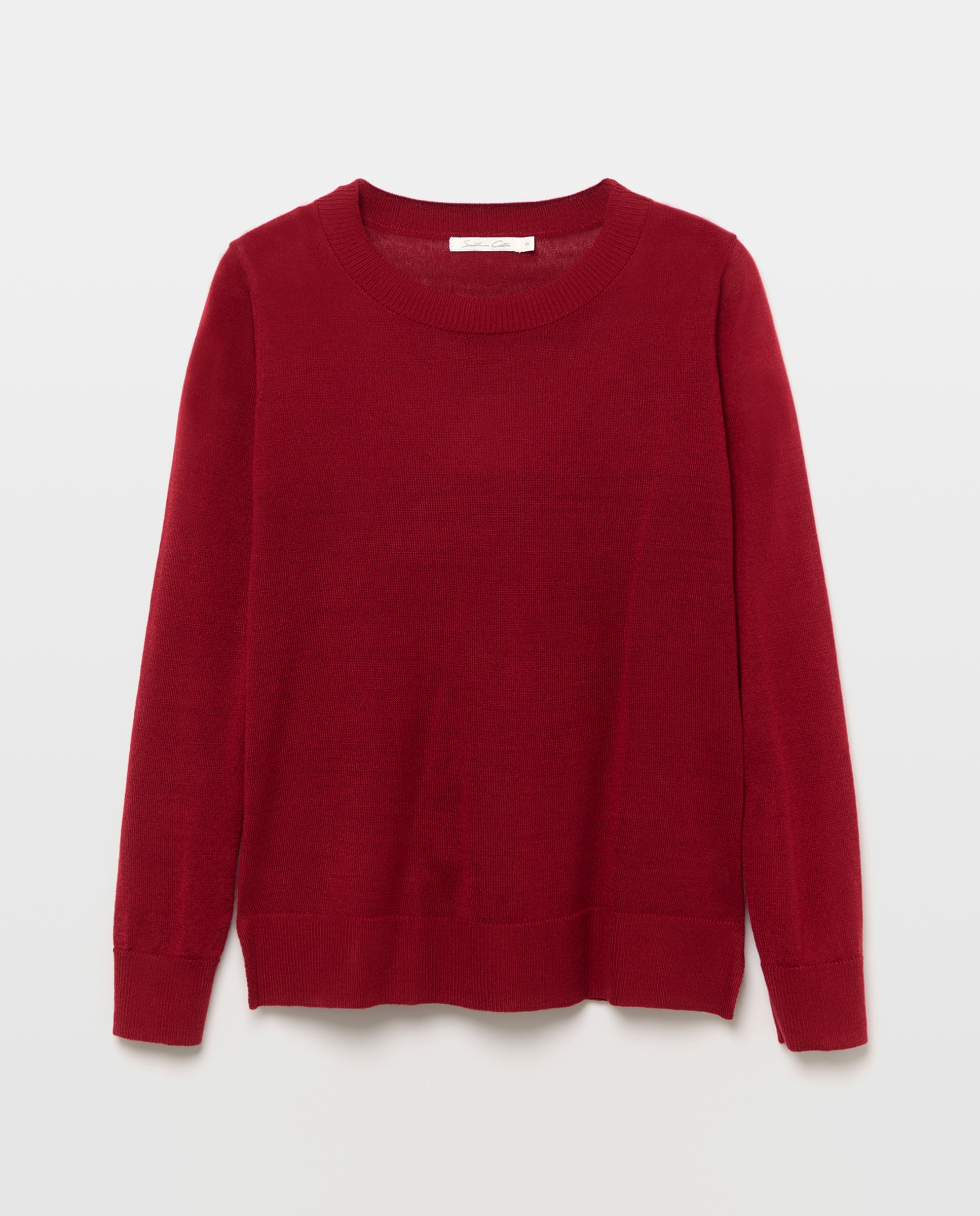 Jersey de mujer con cuello caja básico - Southern Cotton - 600 Rojo 600 Rojo-4
