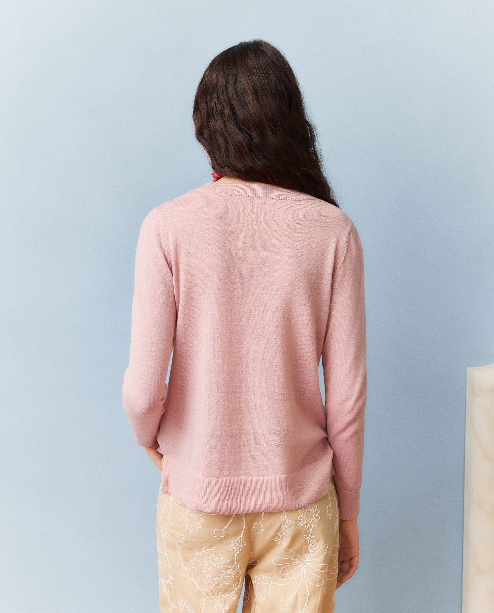 Jersey de mujer con cuello caja básico - Southern Cotton - 200 Rosa 200 Rosa-3