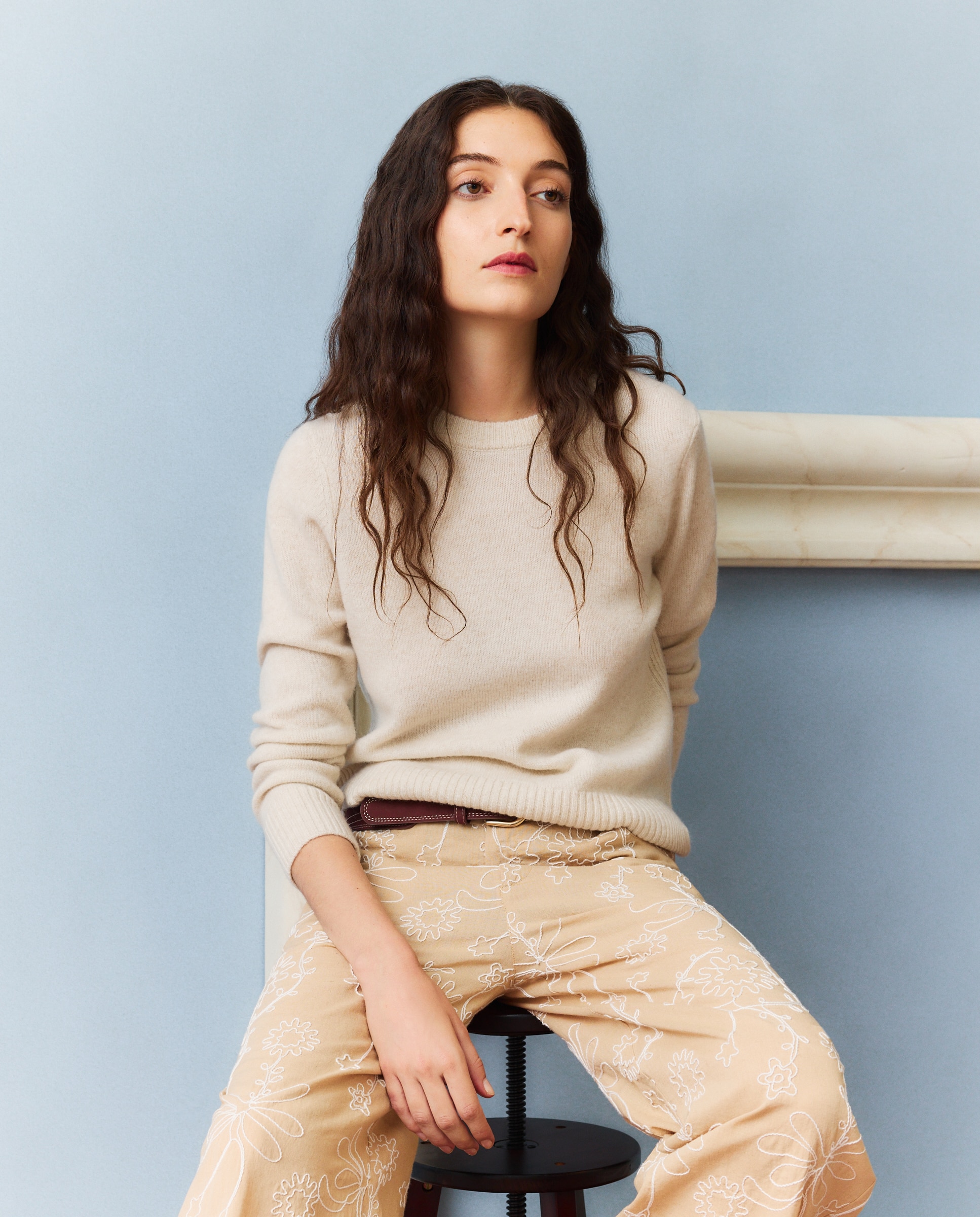 Jersey lana de mujer - Southern Cotton - Beige Beige-1