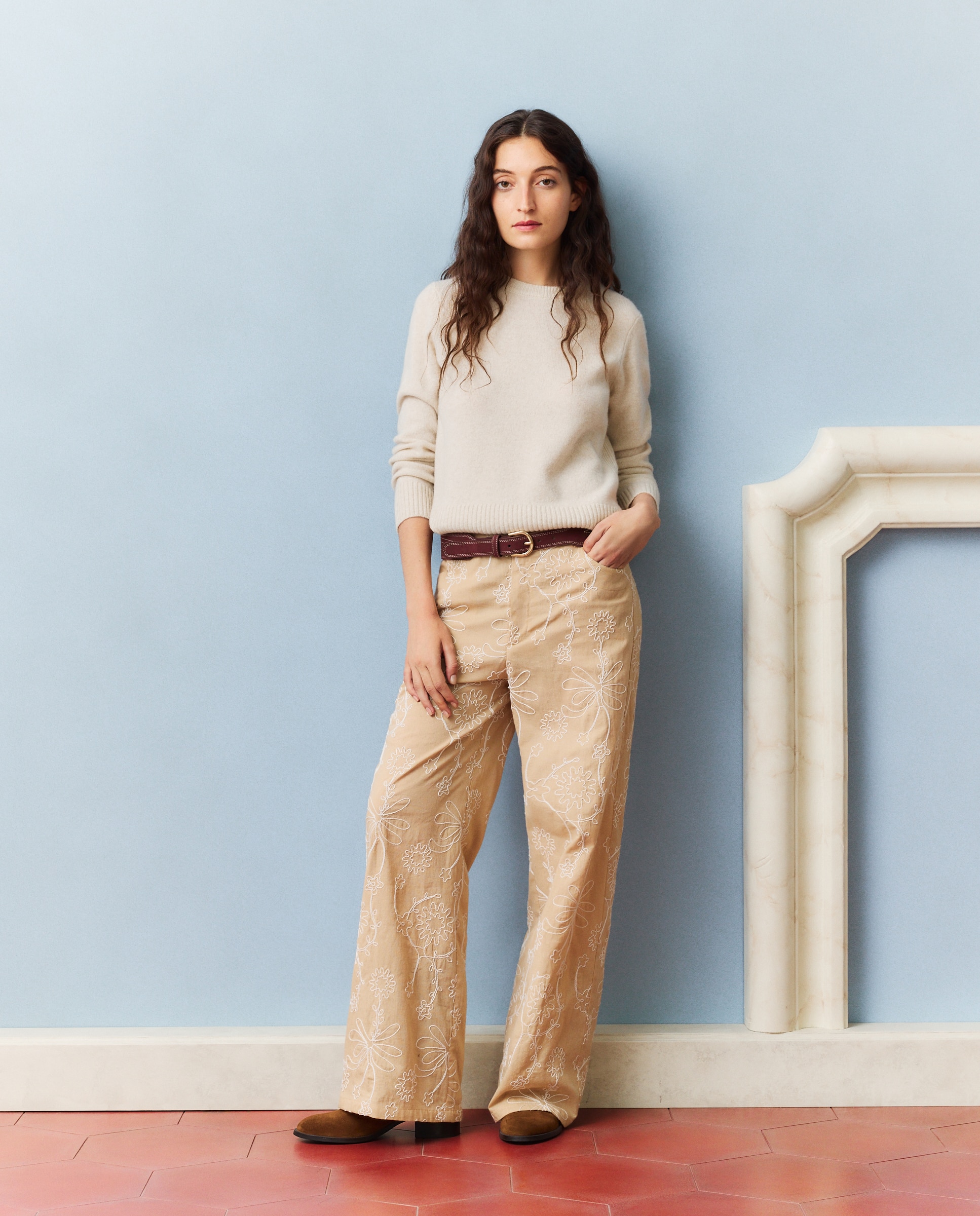 Jersey lana de mujer - Southern Cotton - Beige Beige-2