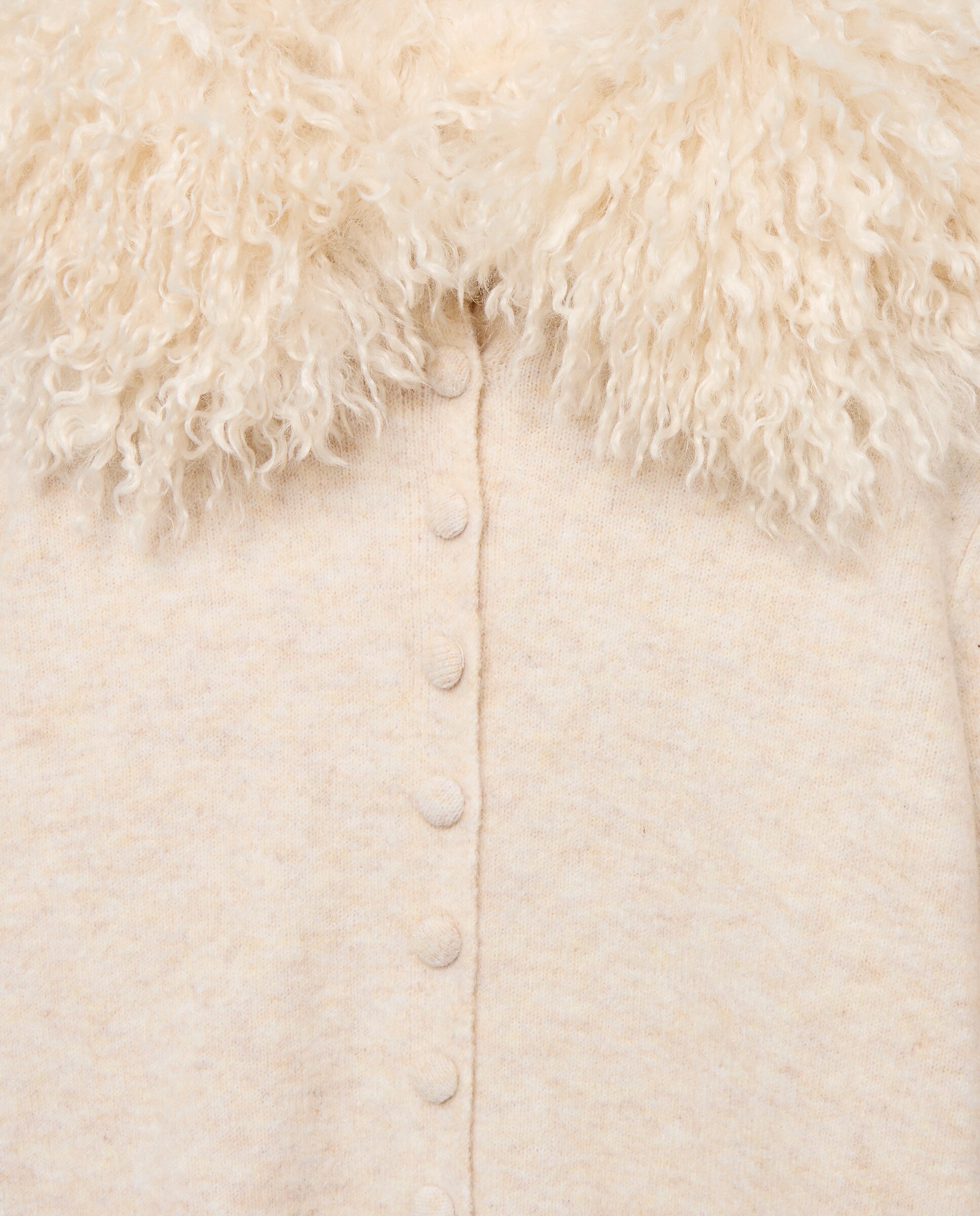 Chaqueta de mujer con cuello - Southern Cotton - Beige Beige-5