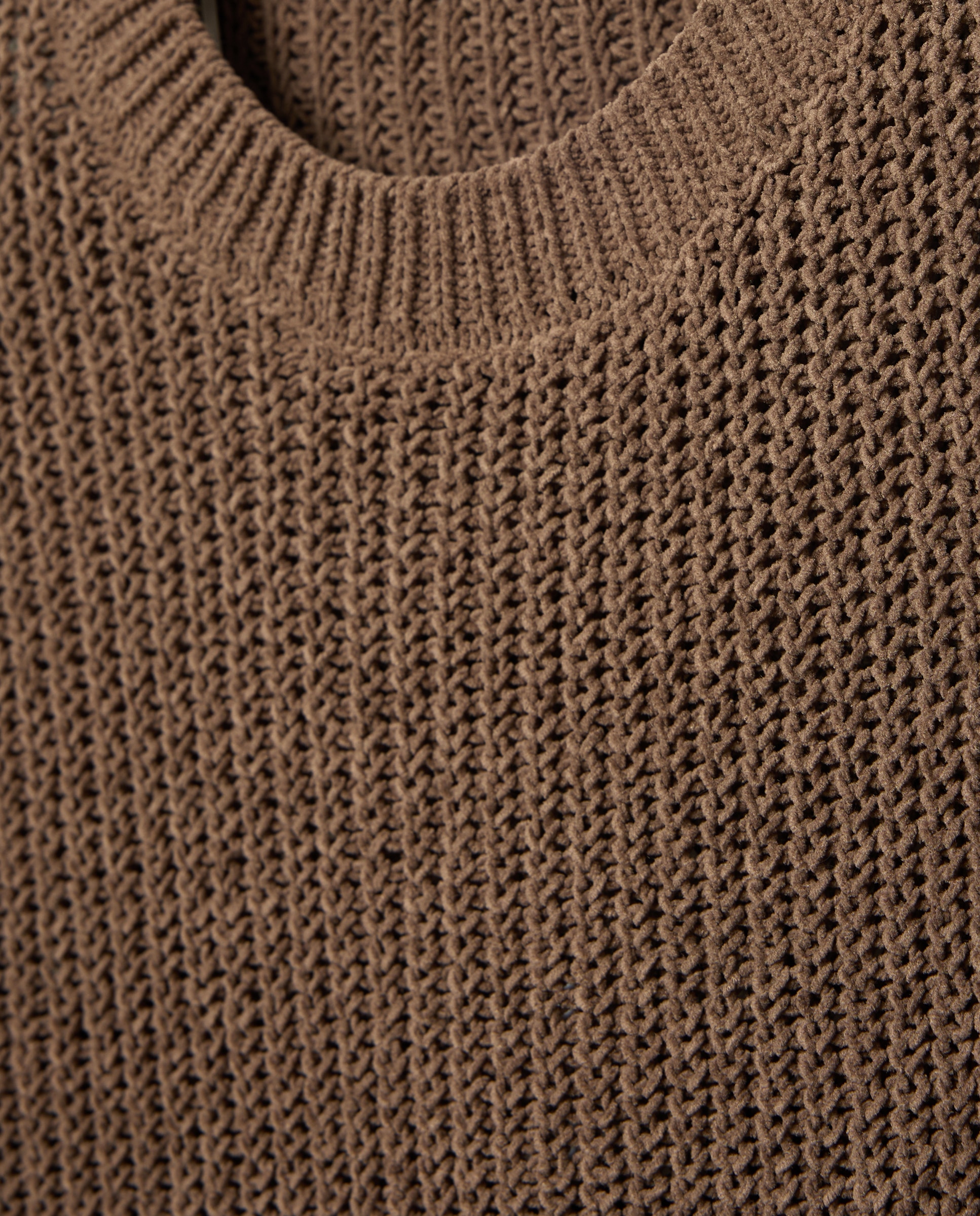 Imagen 5 de Jersey de mujer con chenilla - Southern Cotton - Visón oscuro Visón oscuro
