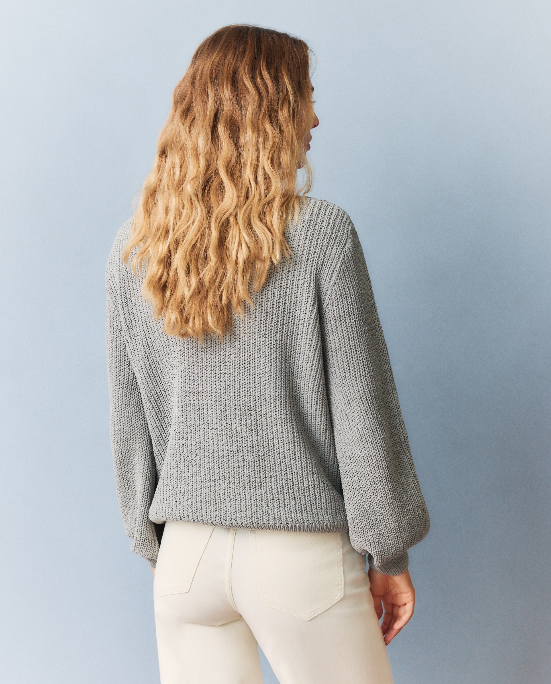 Camisola de Malha com Chenille Sabão-3