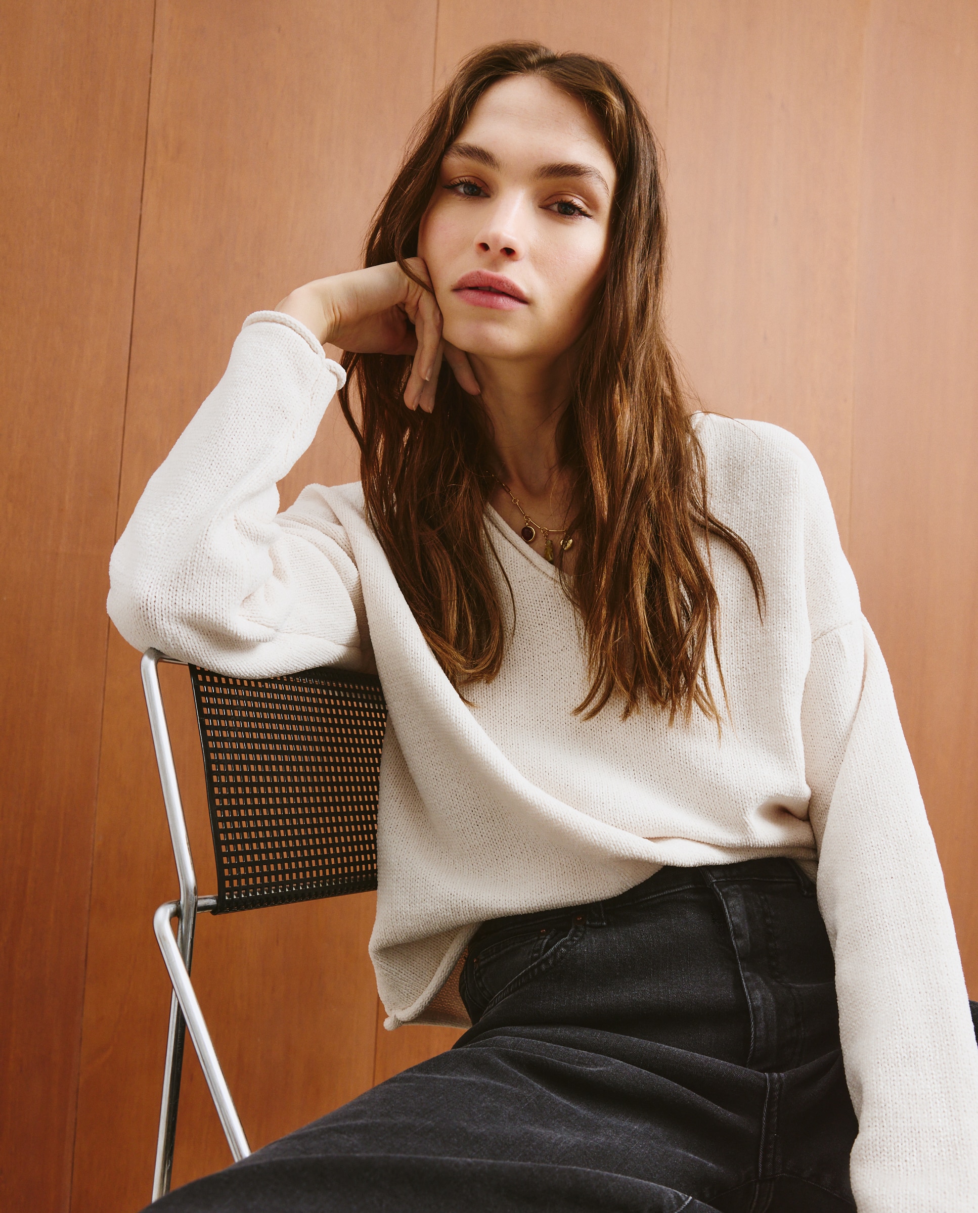 Imagem 0 de Camisola de malha lisa