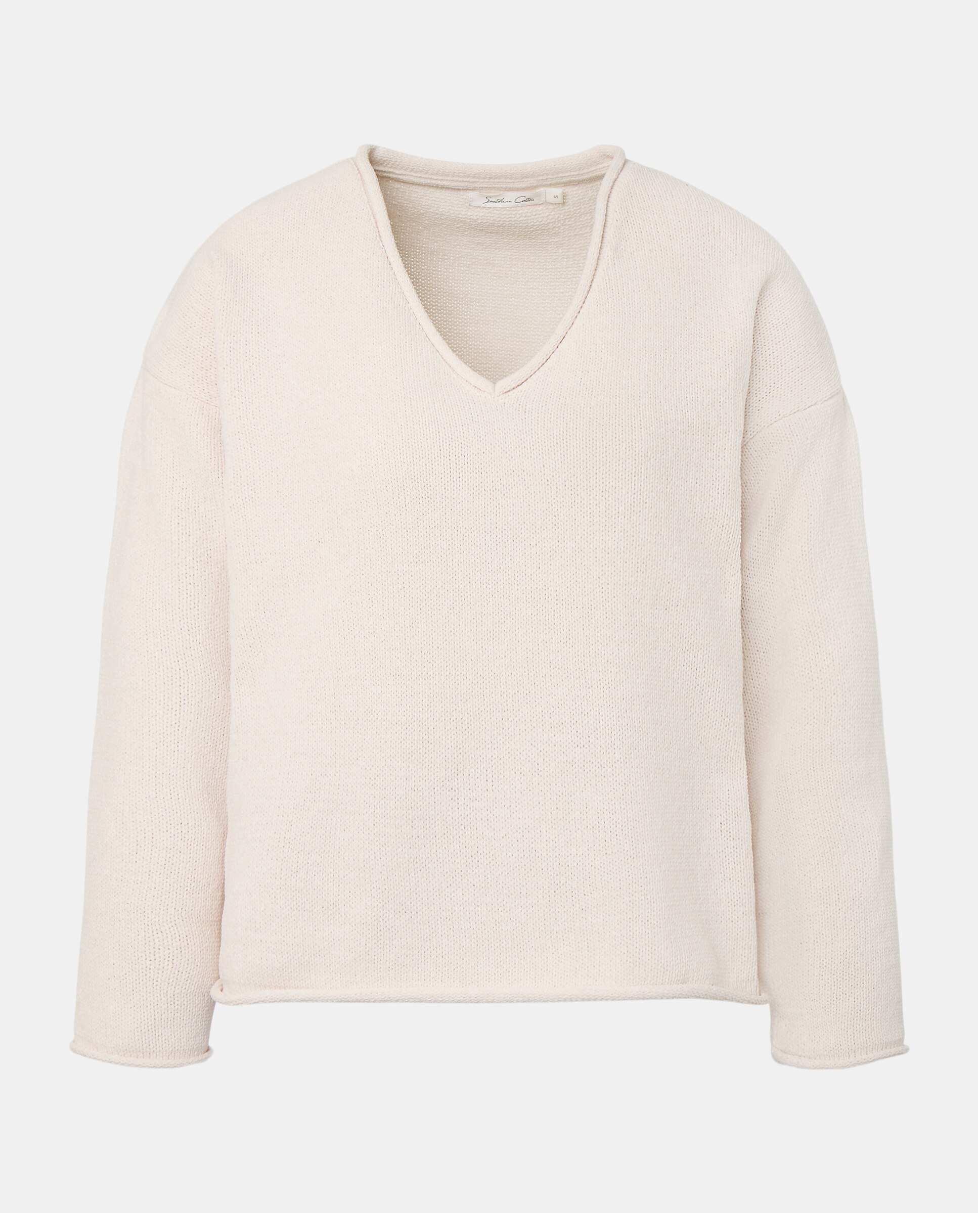 Camisola de malha lisa 120 Cru-4