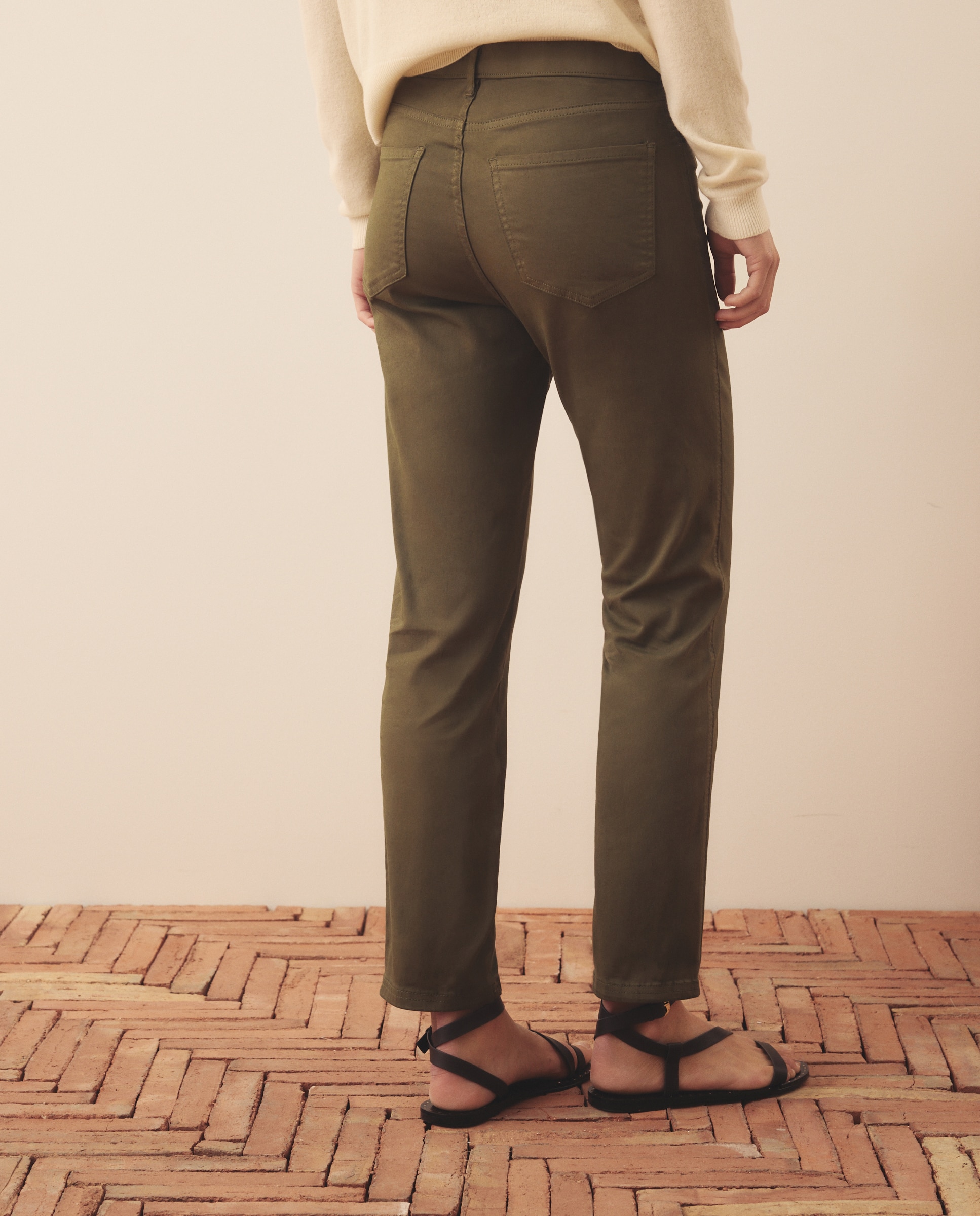 Jegging de mujer en color recto - Southern Cotton - 520 Kaki 520 Kaki-3
