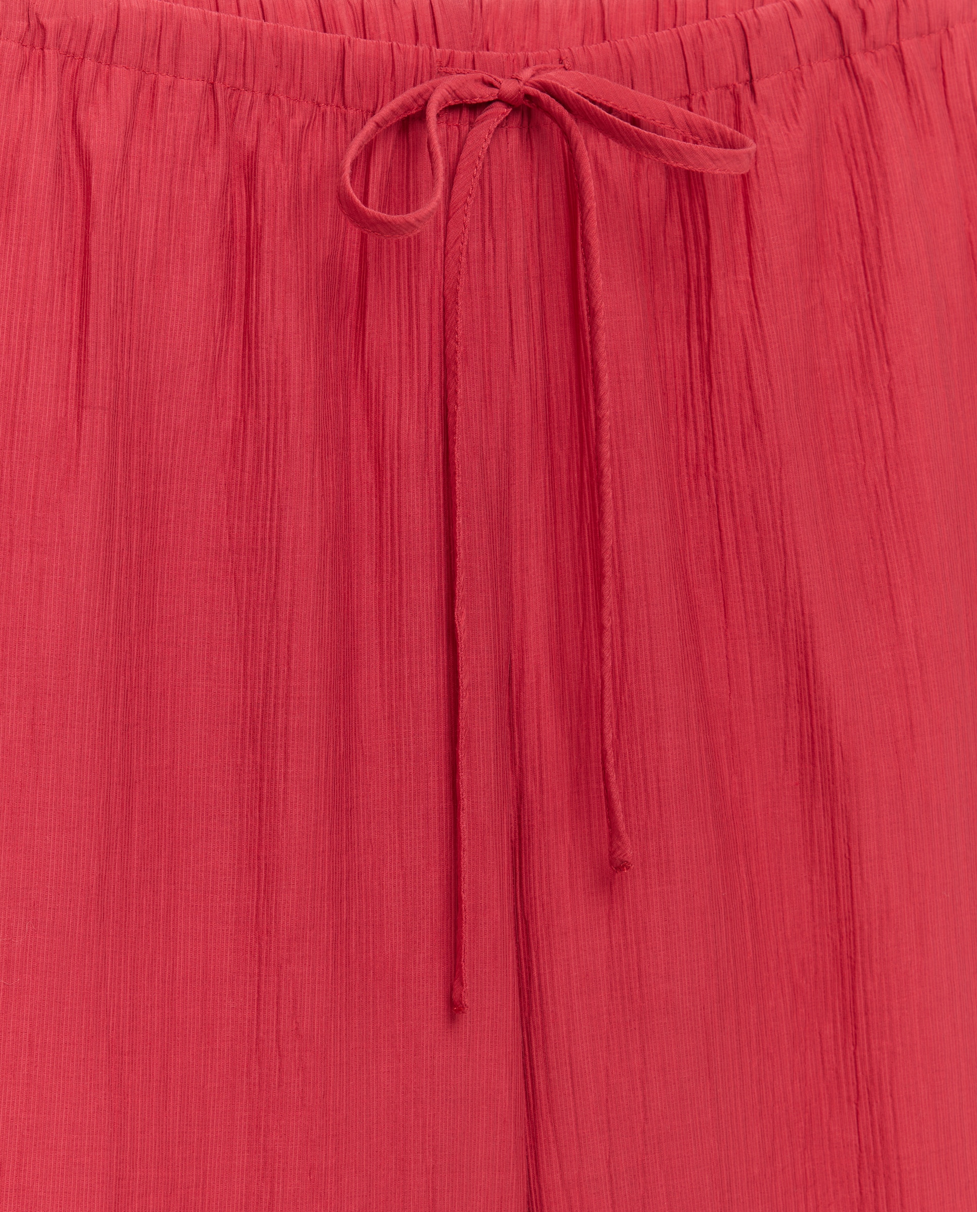 Calças Fluidas em Tencel 600 Vermelho-5