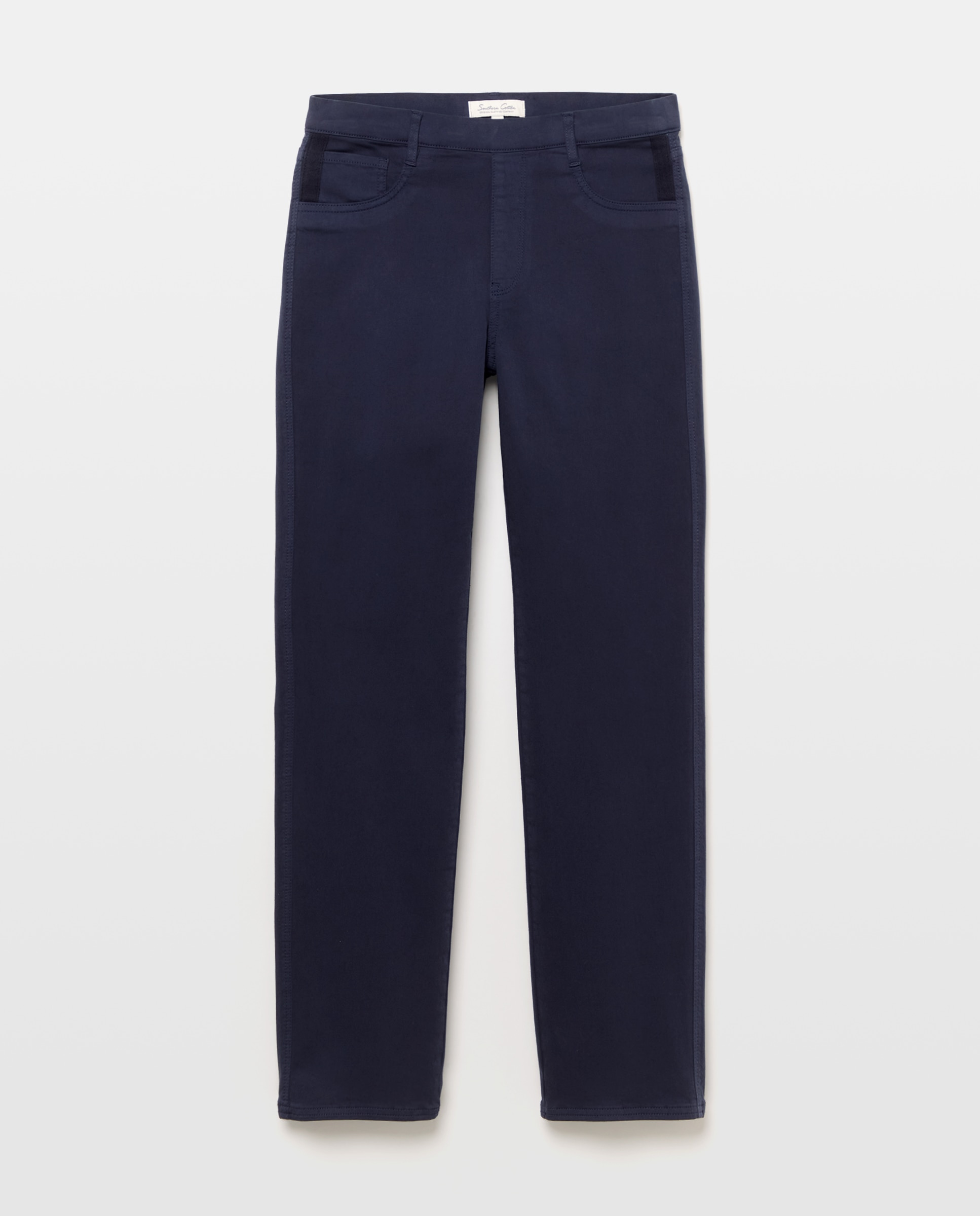 Imagen 4 de Jegging recto liso de mujer - Southern Cotton - Azul marino Azul marino
