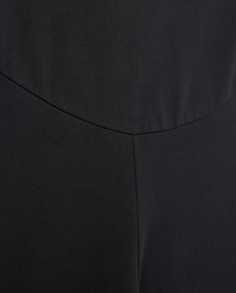 Leggings de Malha de Pré-Mamã - Preto Preto-5