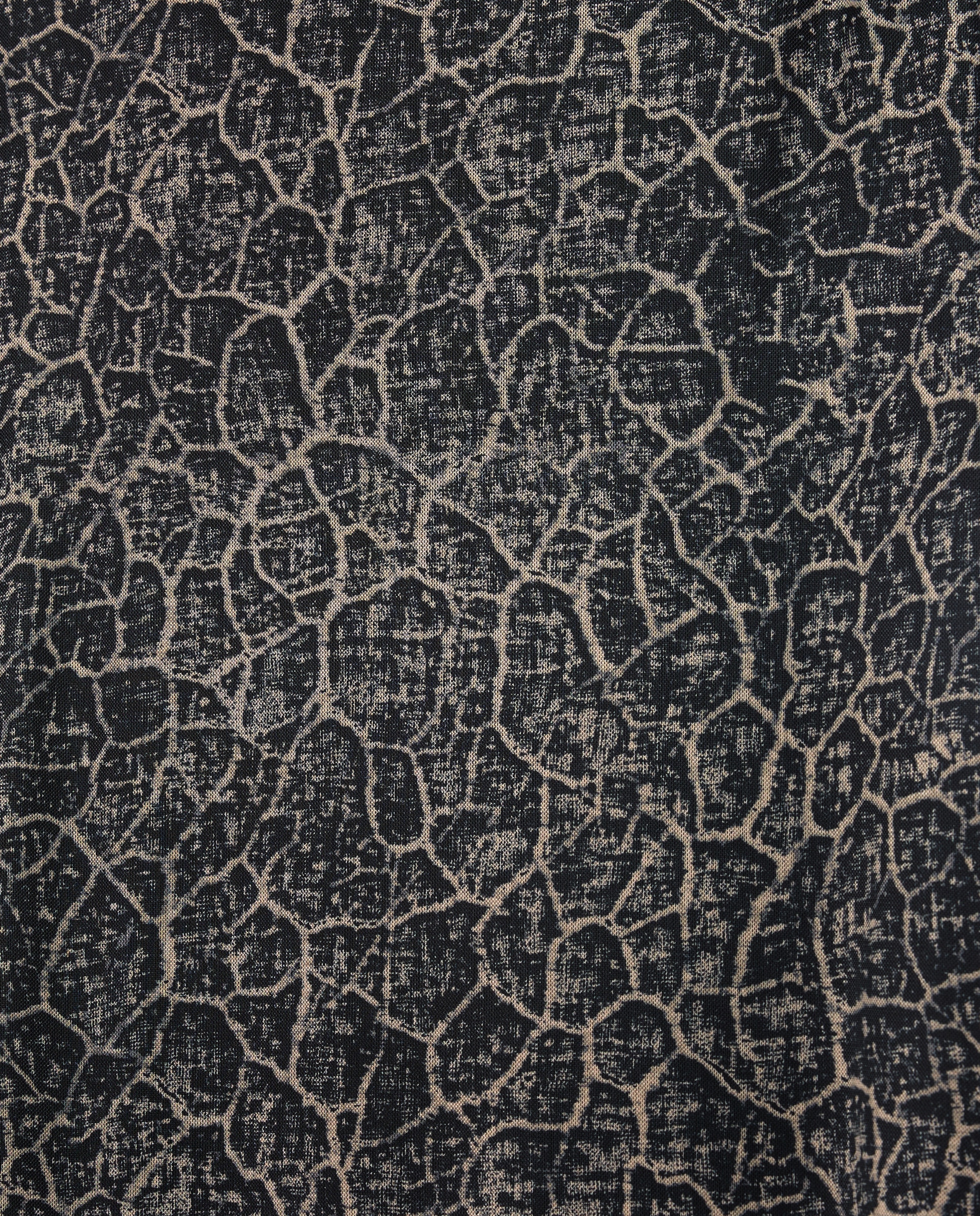 Falda tul estampado - Southern Cotton - Negro Negro-5