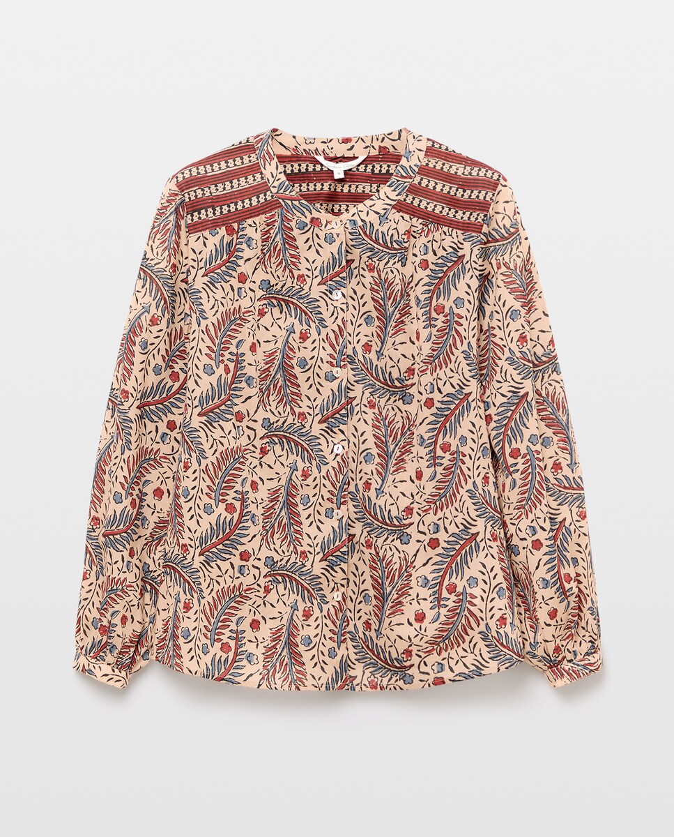 Imagen 0 de Blusa camisera de mujer Rojo