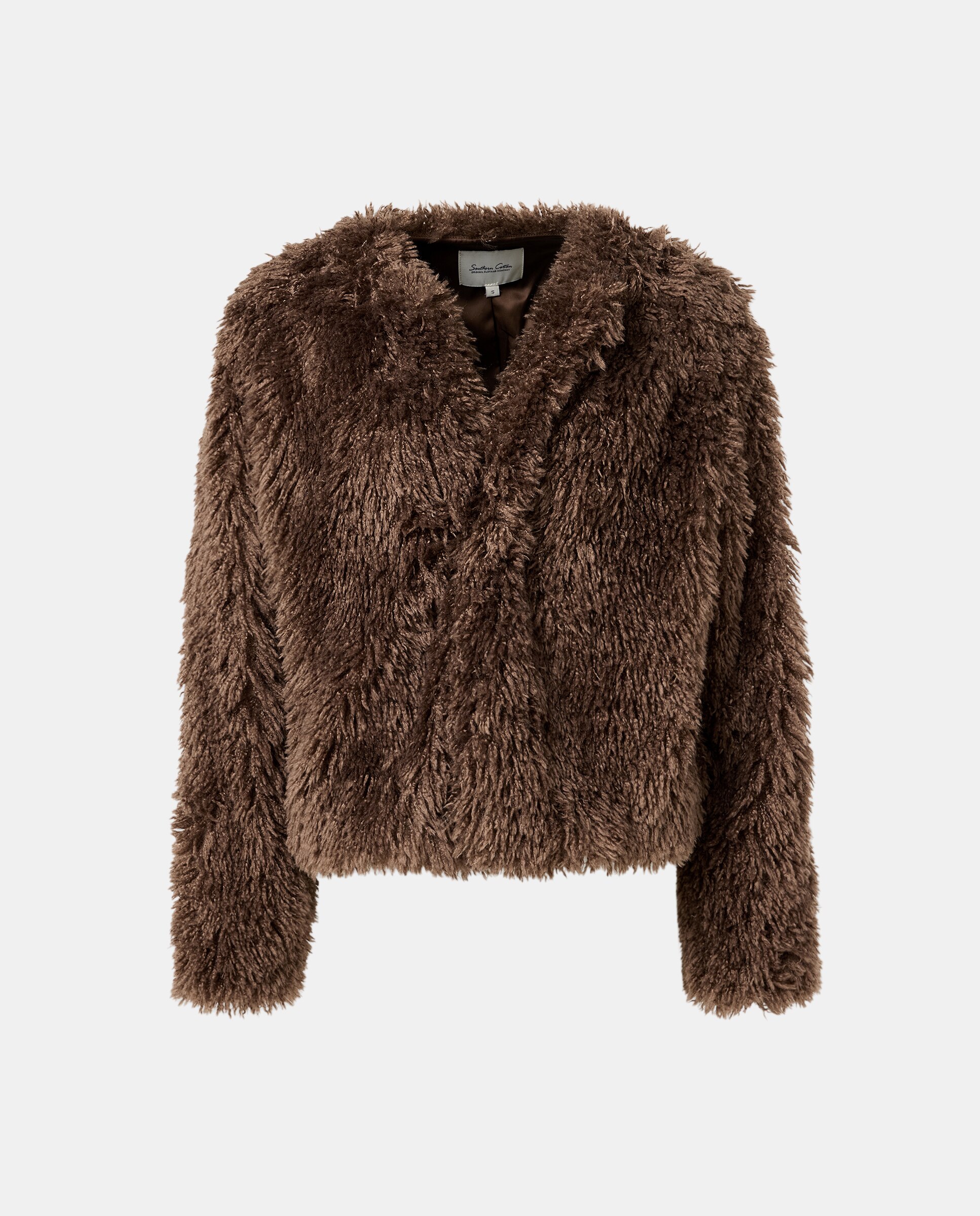 Casaco de Pelo Visom-Escuro-4