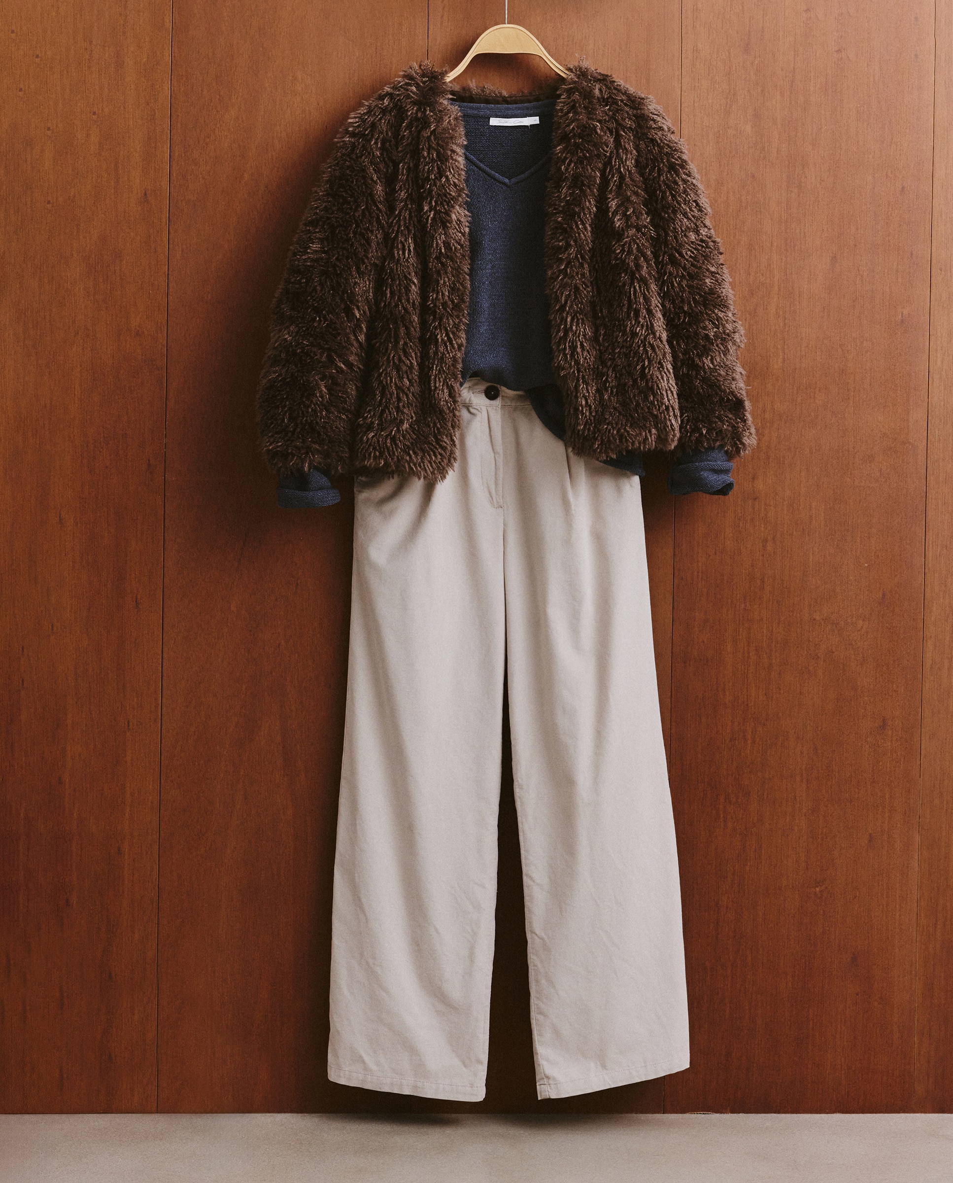 Casaco de Pelo Visom-Escuro-6