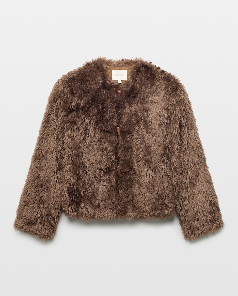 Imagen 0 de Chaqueta de mujer de pelo Karacul 120 Crudo