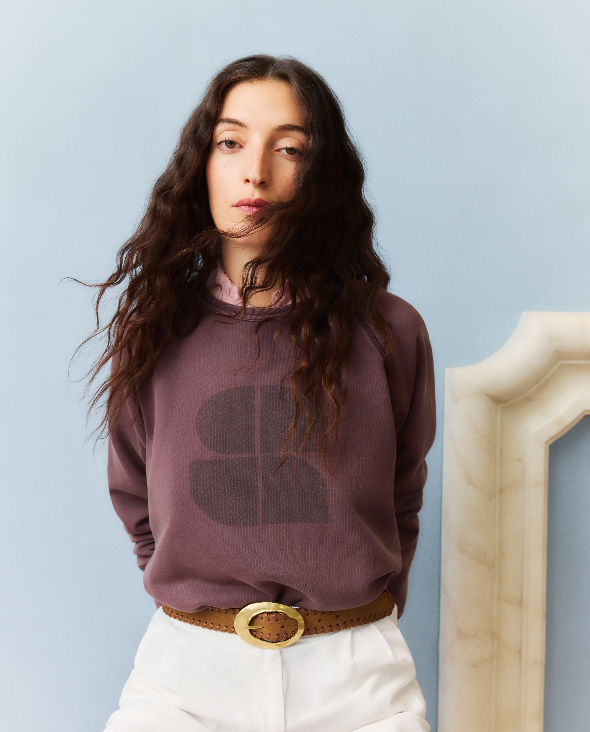 Imagem 0 de Sweatshirt com Estampado Posicional