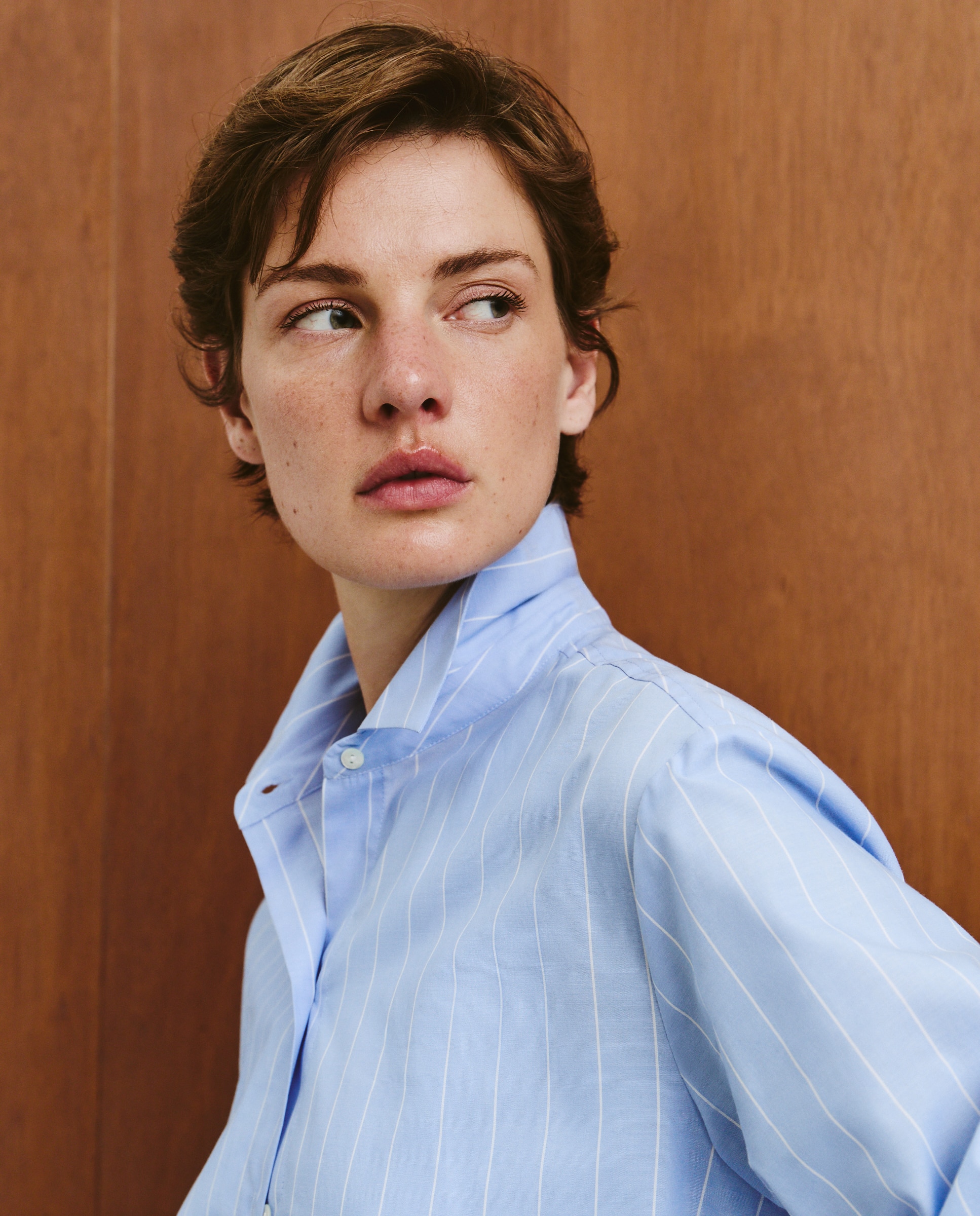 Blusa Tipo Camiseiro Oversize Azul-1