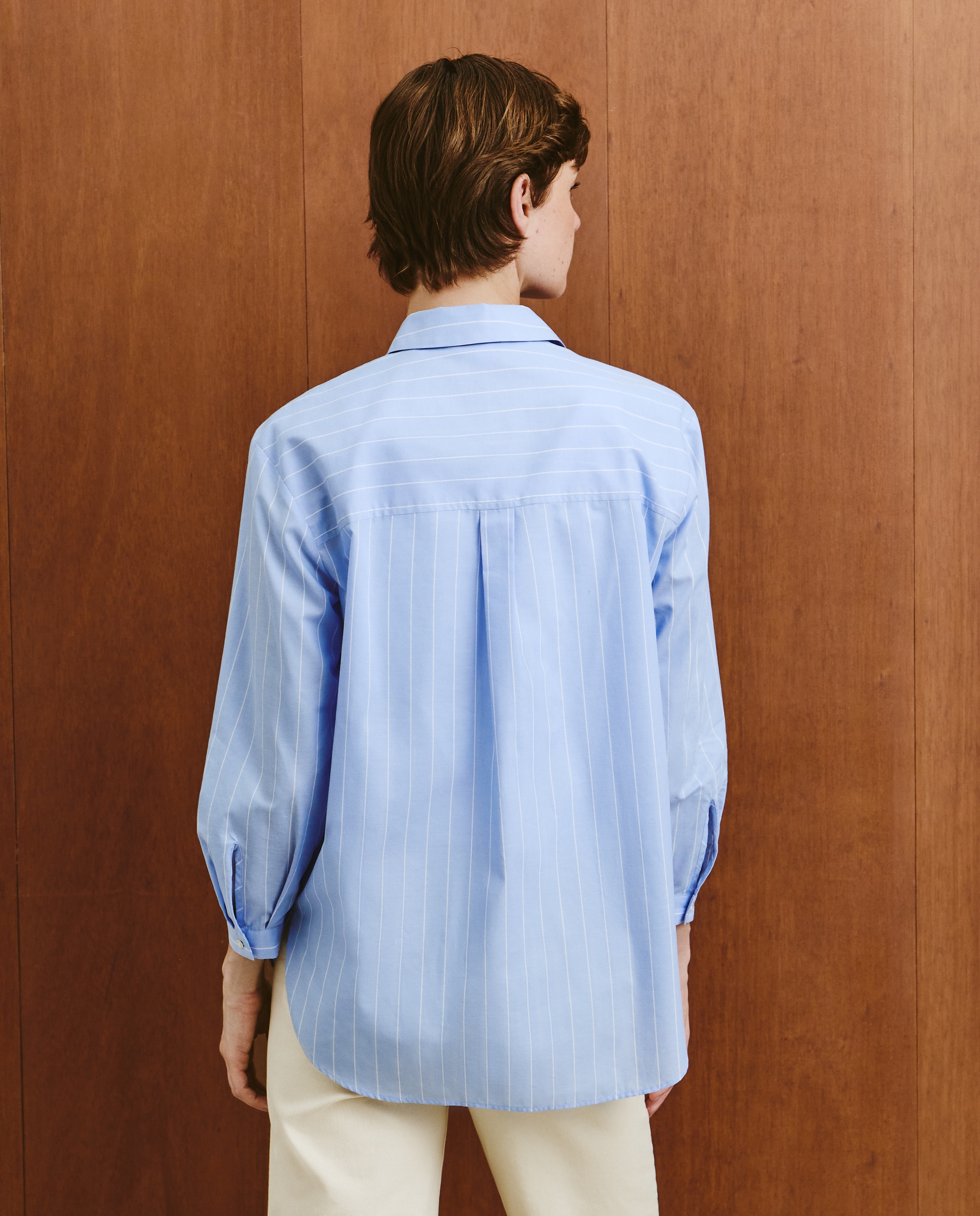 Blusa Tipo Camiseiro Oversize Azul-3