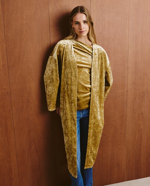 Kaftan de mujer de terciopelo