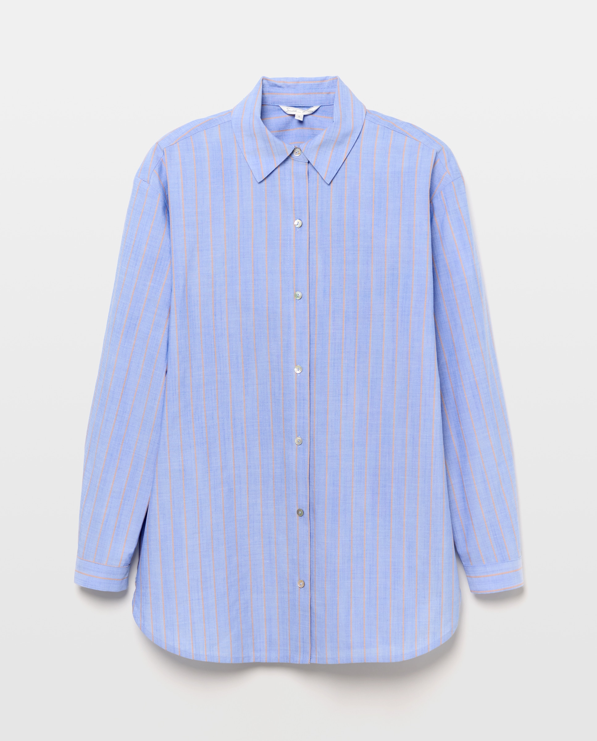 Camisa Oversize Azul-4