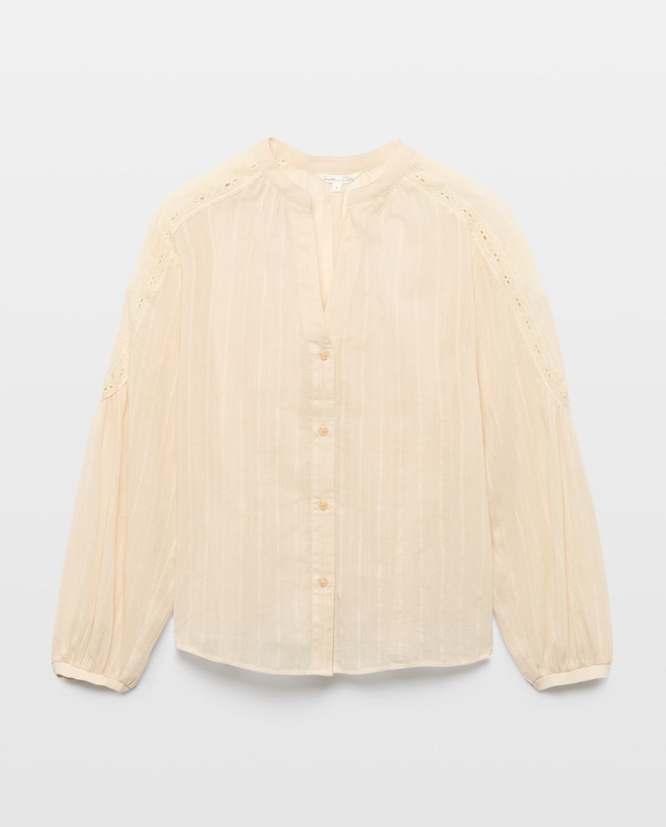 Imagen 0 de Blusa romántica 120 Crudo